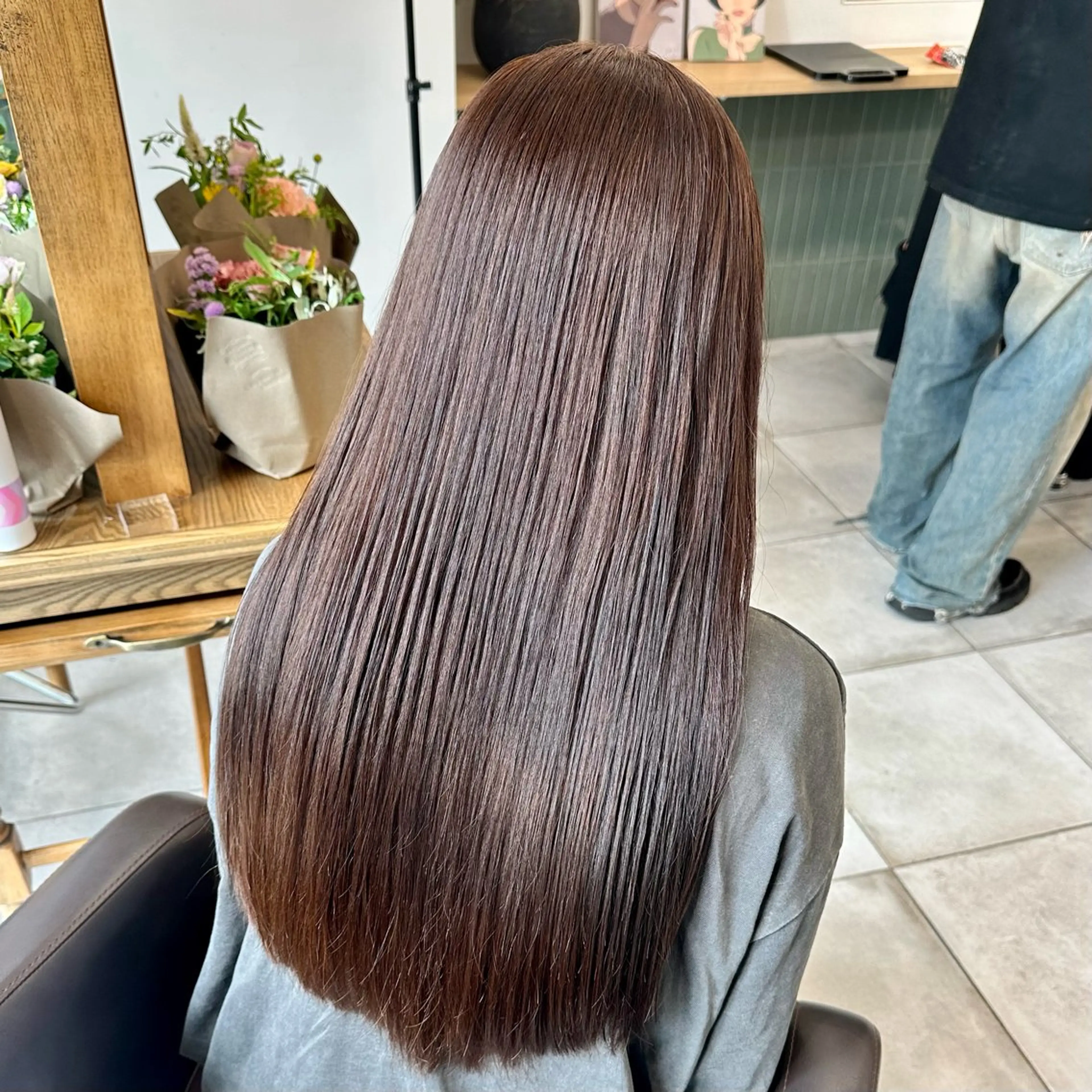 ロング カラー カット ヘアカラー トリートメント ブリーチなし/レイヤ ー特化🌈Tommyのヘアスタイル