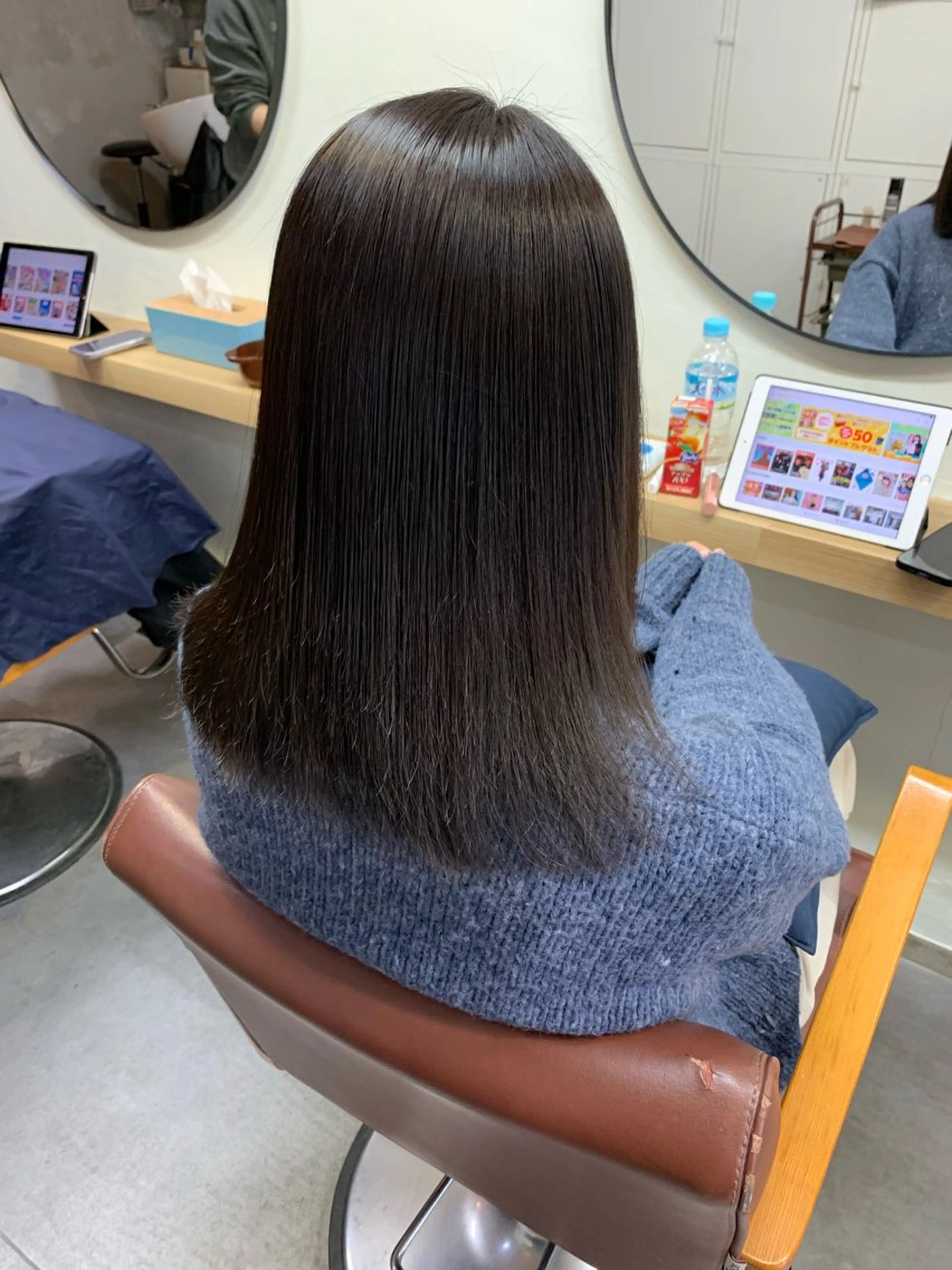 ミディアム 照井 耀のヘアスタイル