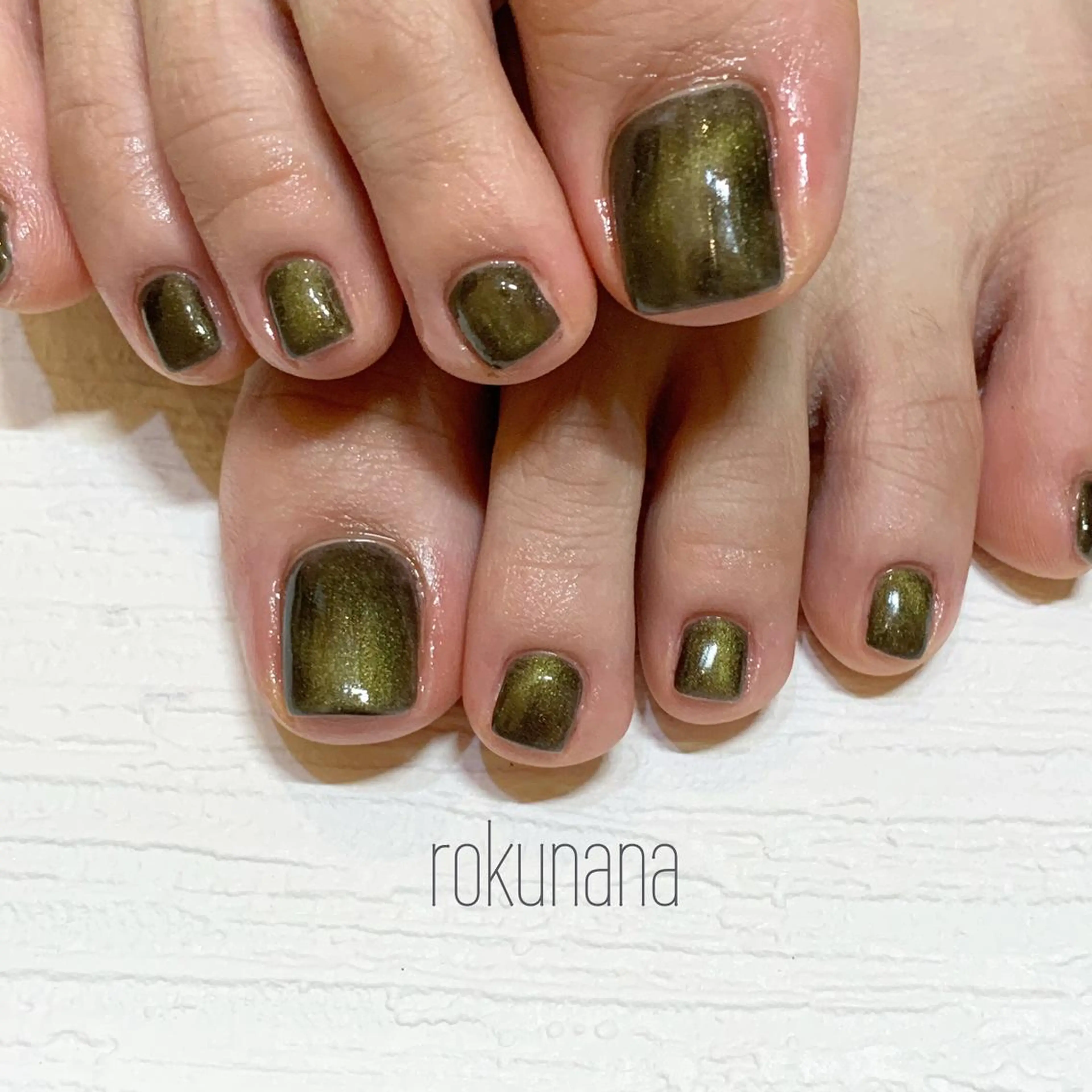 ネイル マグネットネイル マグネットワンカラー ワンカラーネイル rokunana 佐野のネイルデザイン