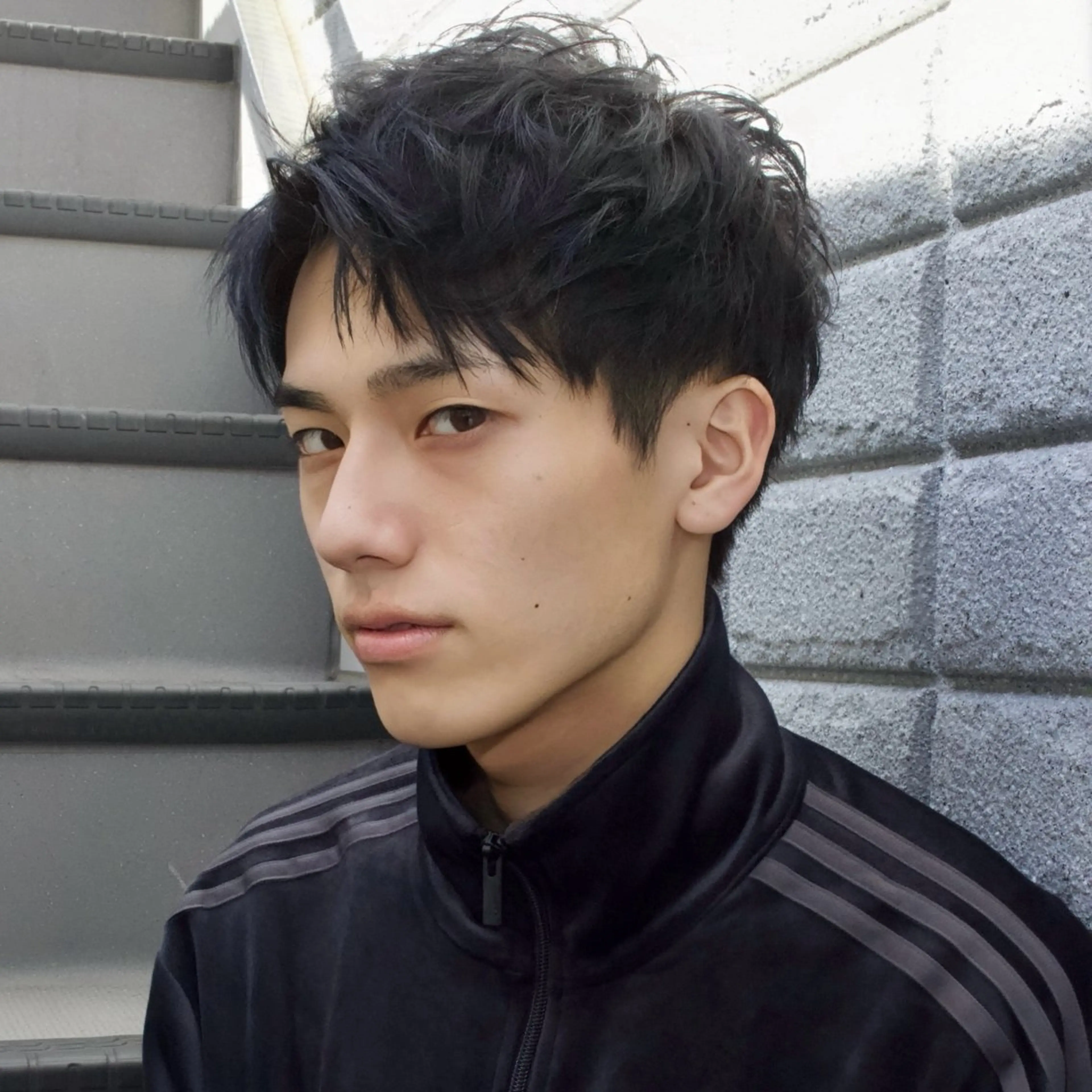 ショート カラー パーマ メンズ メンズパーマ くせ毛 ショートヘア トリートメント カット 朝楽メンズパーマ 🥇メンズカット吉田のヘアスタイル