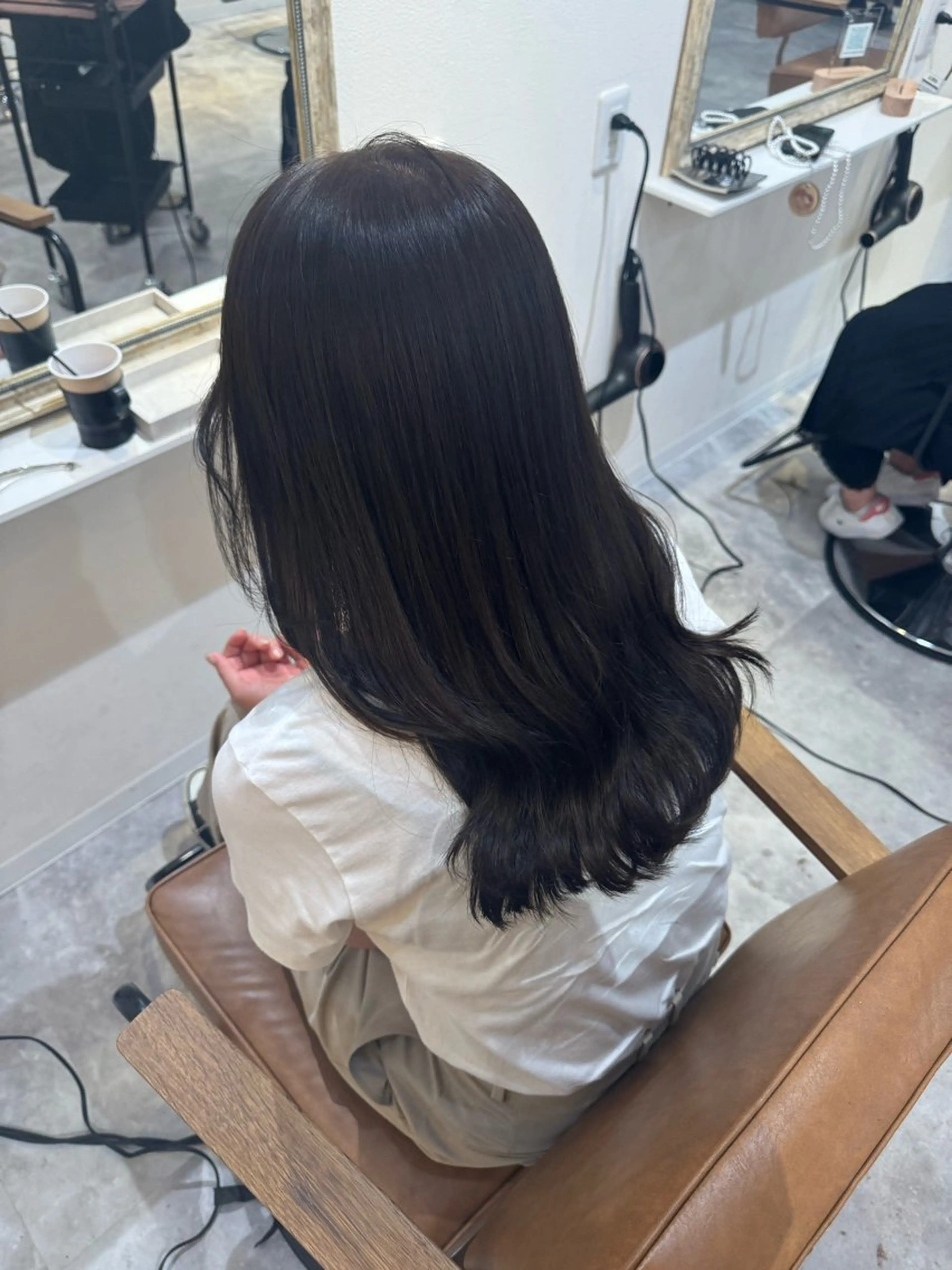 ロング カラー 赤み無し柔らかカラー 【梅田】madokaのヘアスタイル