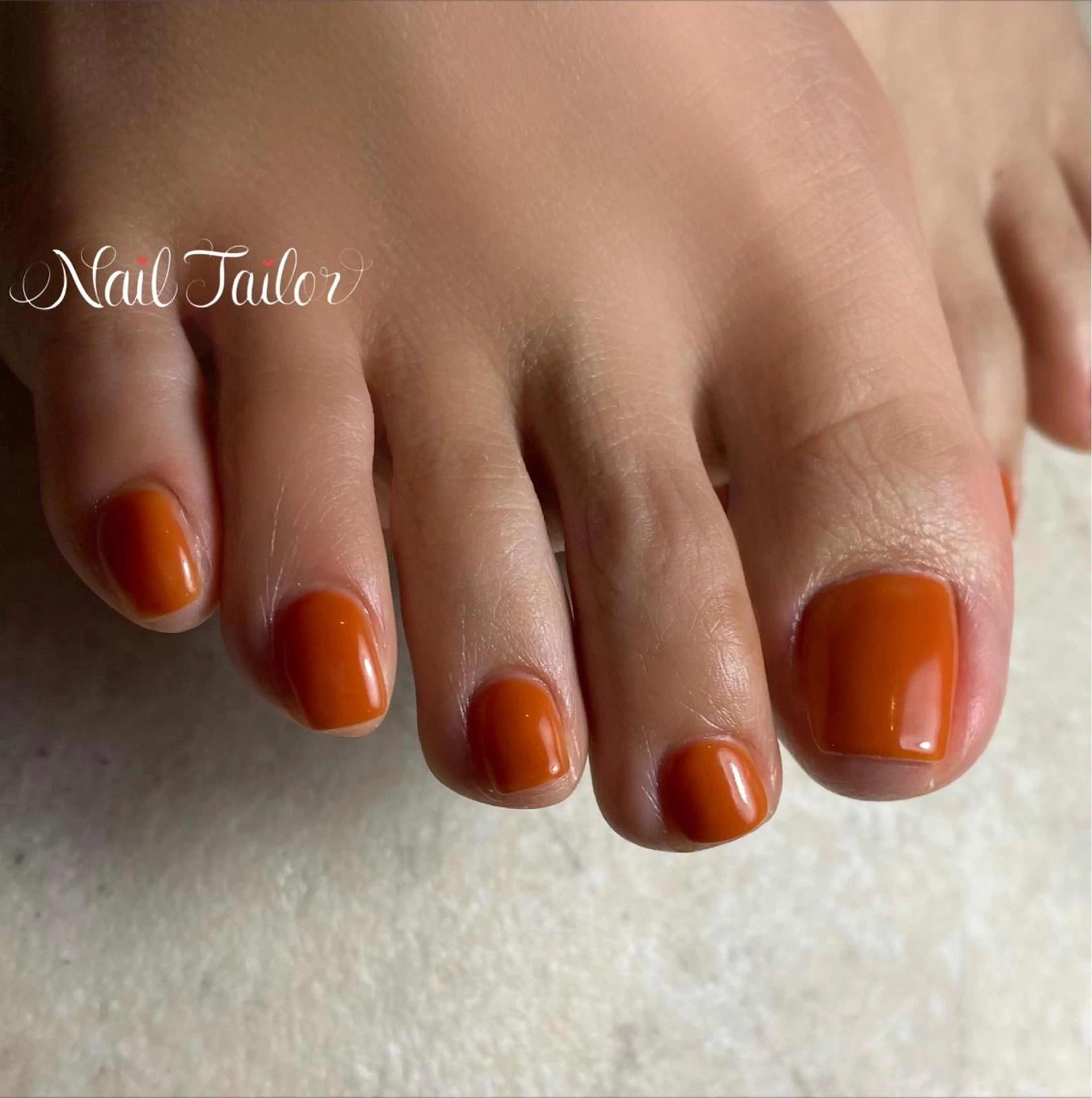 🦶ワンカラーの写真