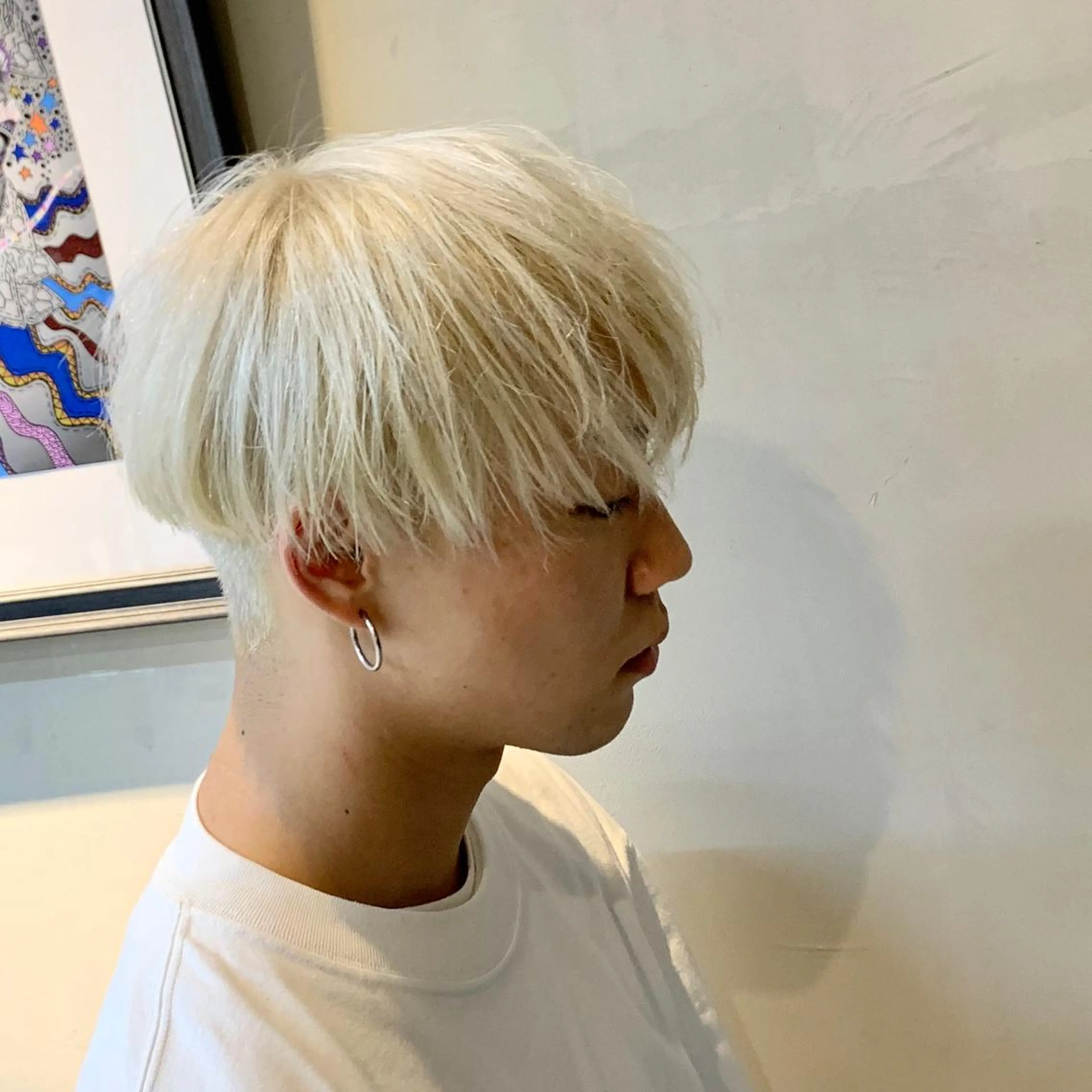 ショート カラー メンズ mee.urawa所属・似合わせショート×透 明感/やじまたかしのヘアスタイル