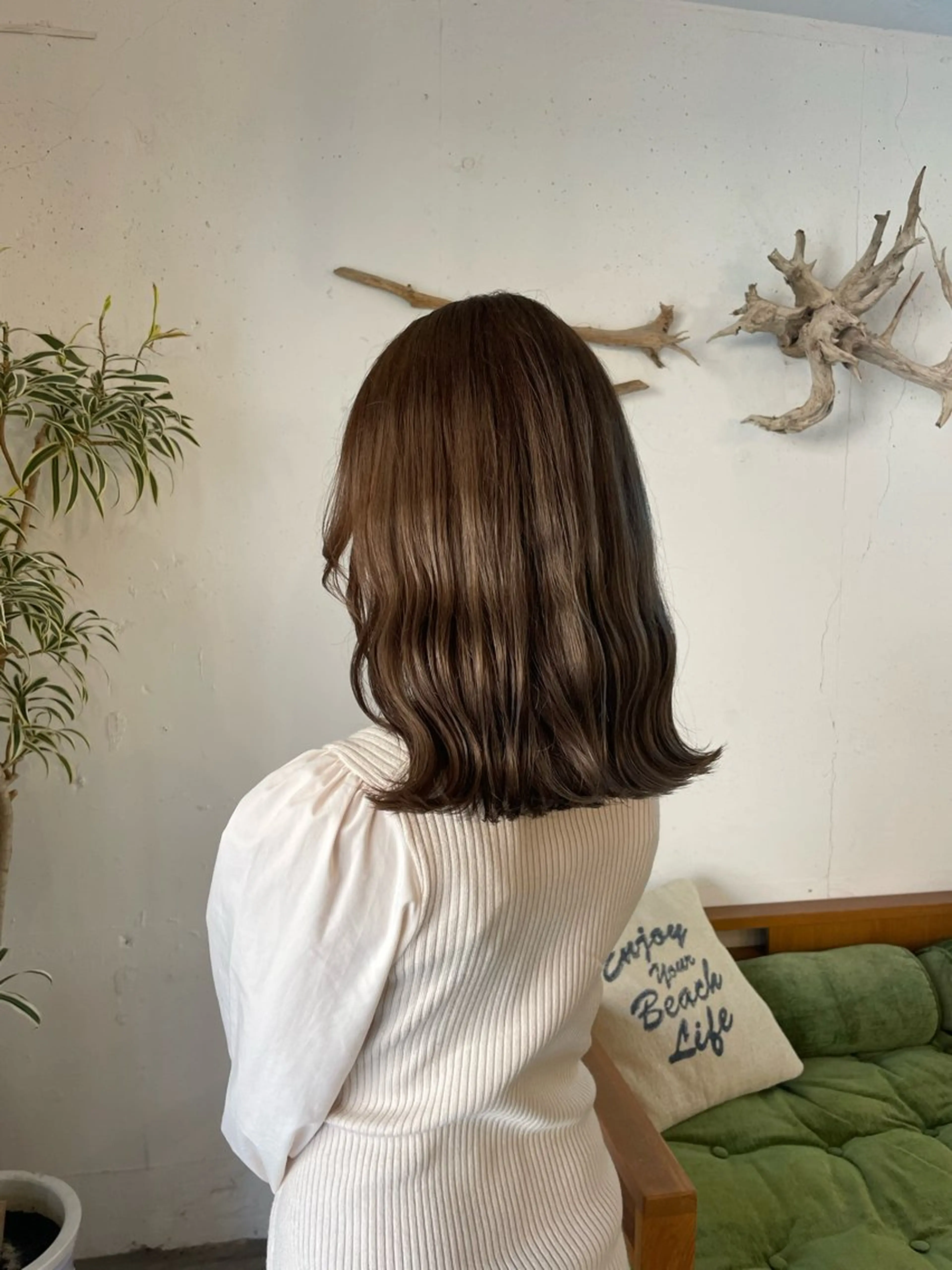 初回40%OFF☆カット＋カラー＋髪質改善トリートメント ¥14410→¥8650の写真