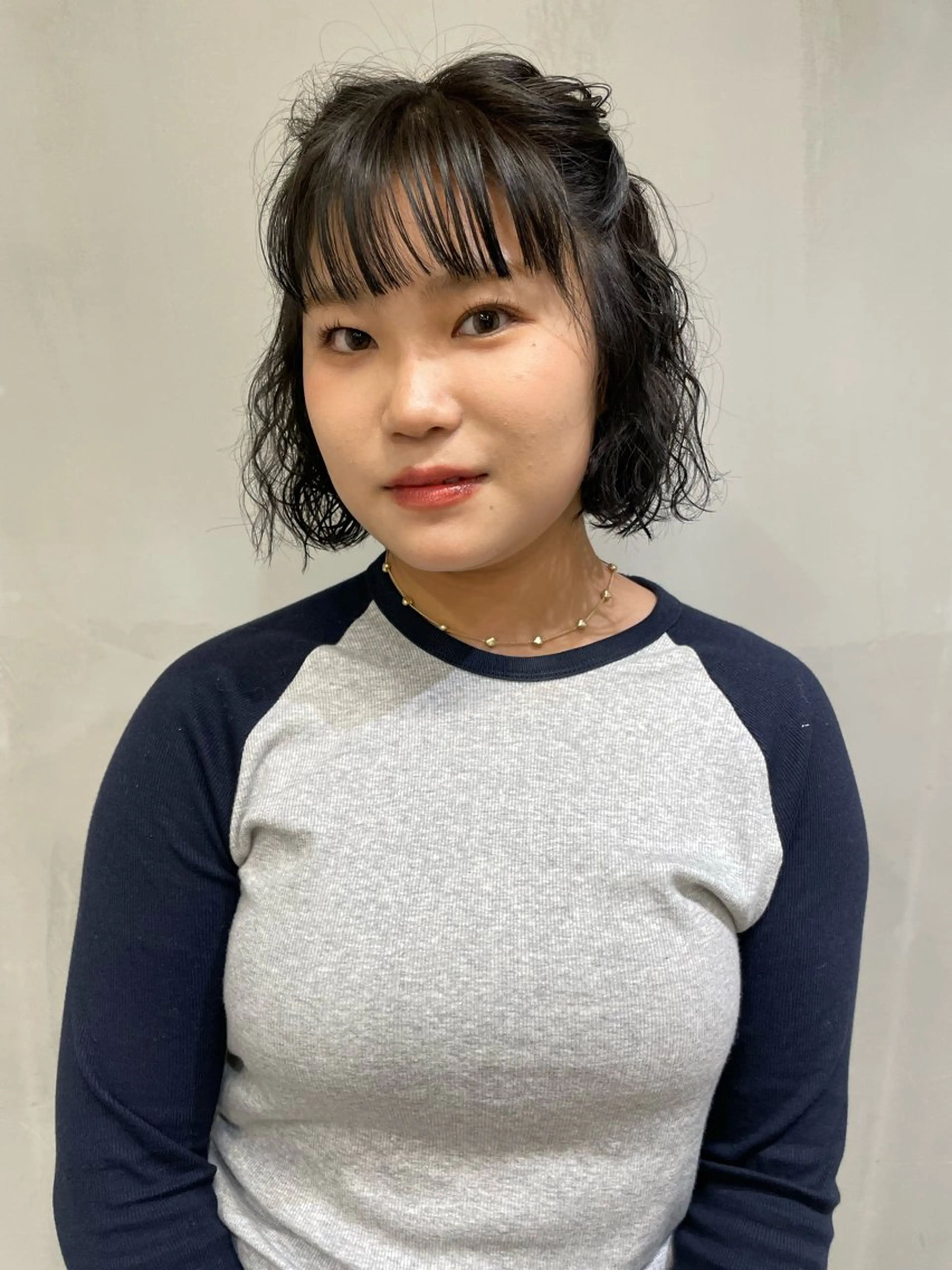 ショート カラー パーマ 金尾 凜のヘアスタイル