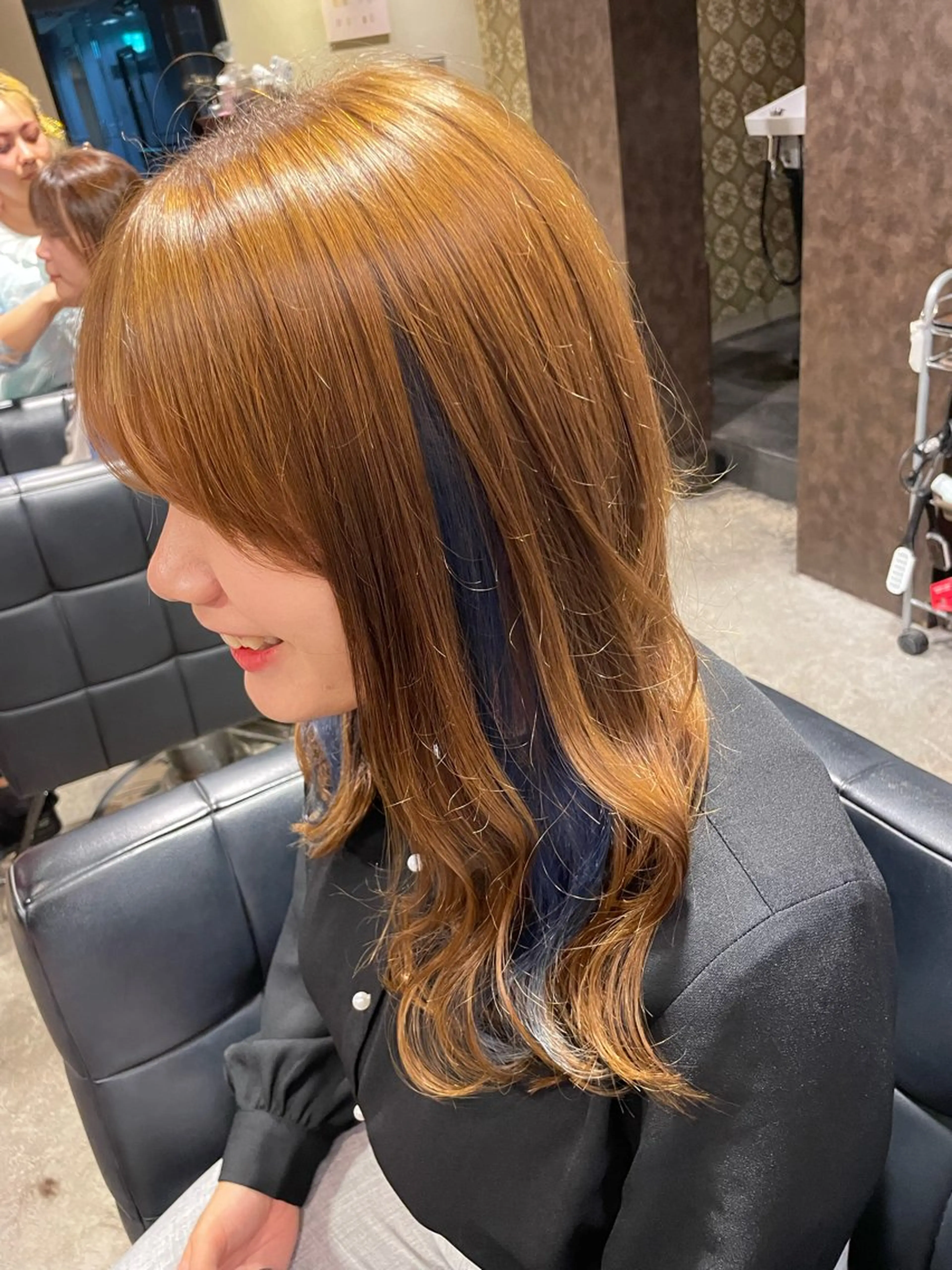 ロング カラー 米山 璃奈のヘアスタイル