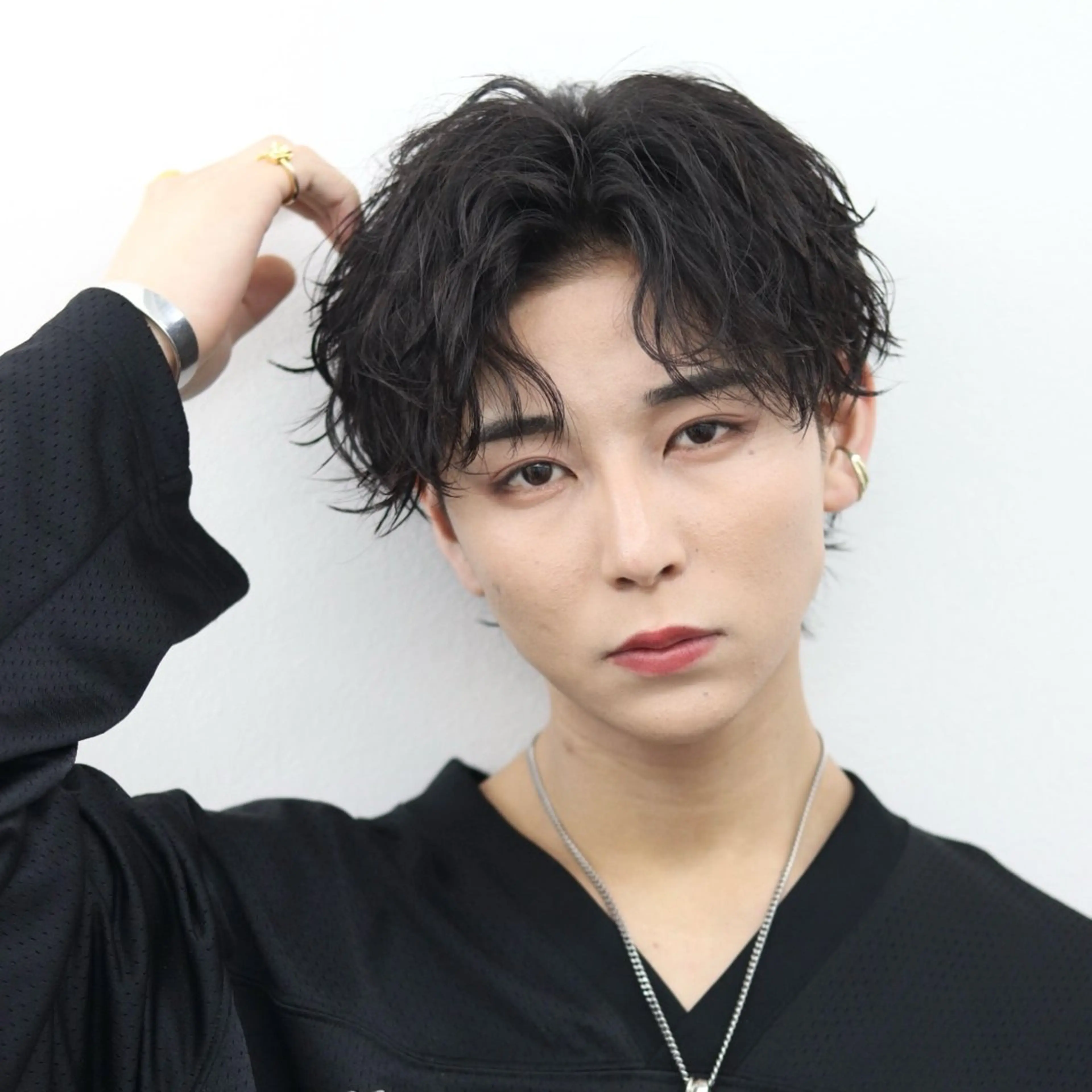 ショート カラー パーマ メンズ 波巻きパーマ カット パーマ 🔥メンズ🔥かっこ いいが正義！代表柿崎のヘアスタイル