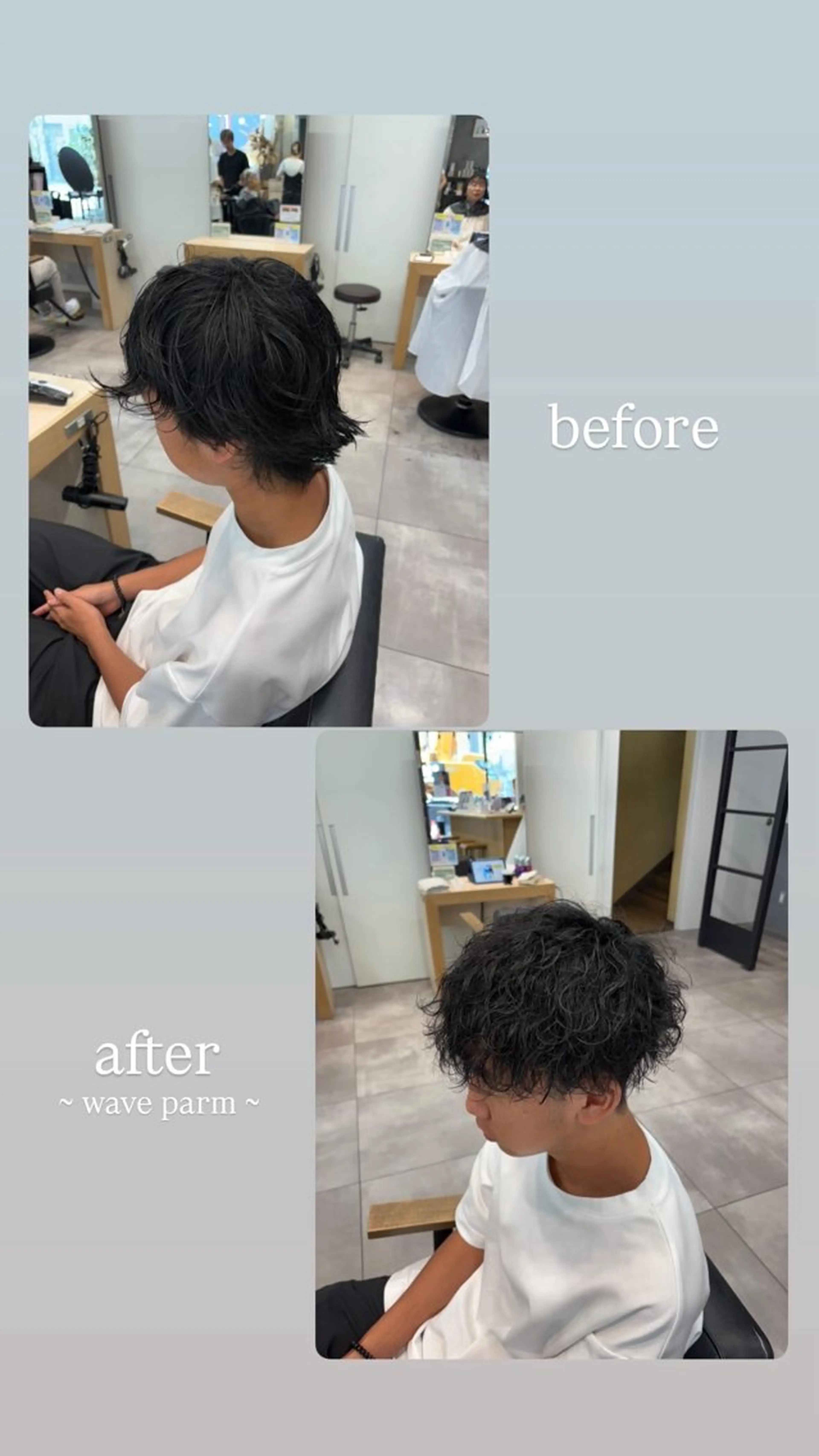 パーマ メンズ カット パーマ メンズ/バレイヤー ジュ/HIKARUのヘアスタイル