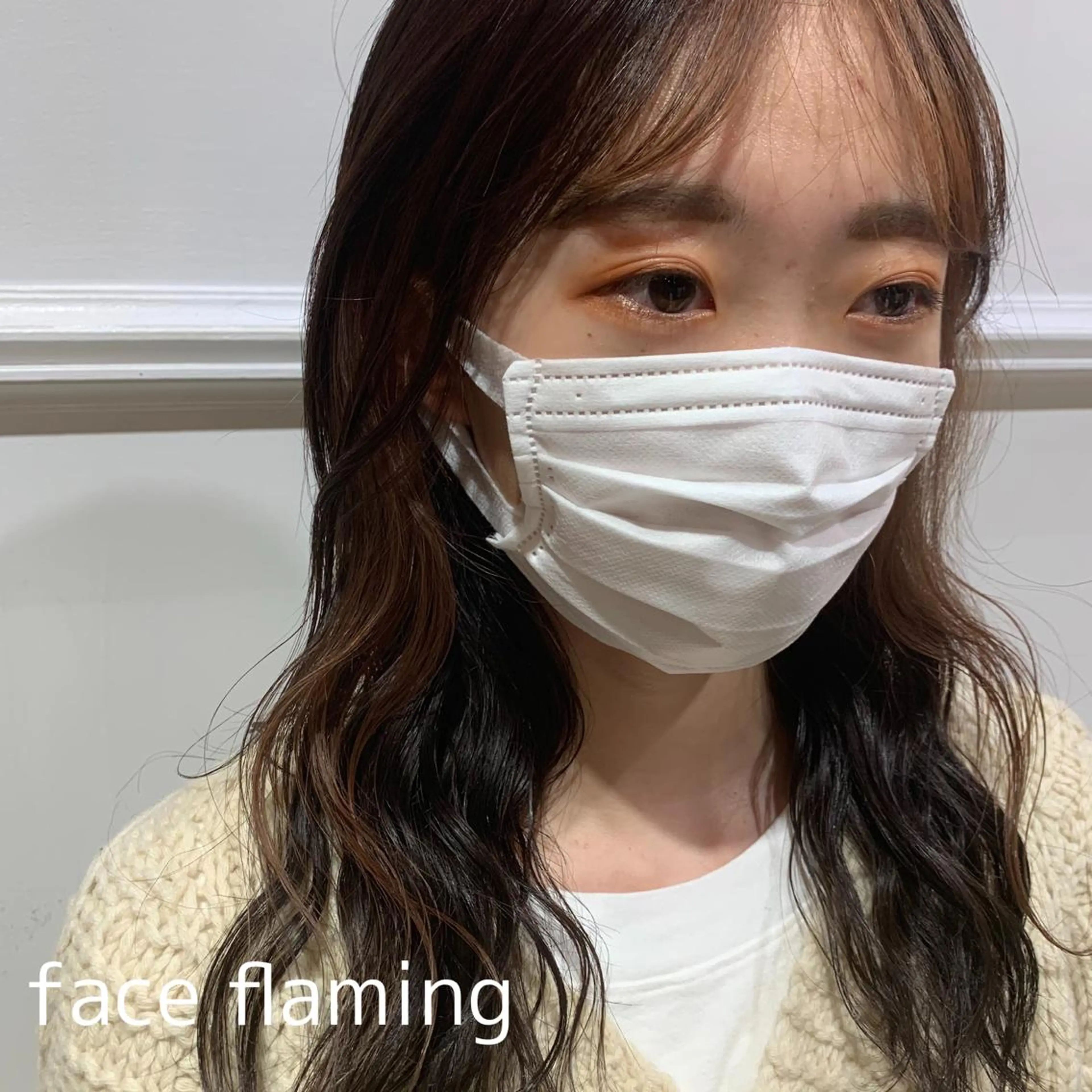 ロング カラー ミストバング ベージュカラー ブリーチ  フェイスフレーミング ミルクティーベージュ 髪質改善カラー&TR 縮毛矯正/弱酸性矯正のヘアスタイル