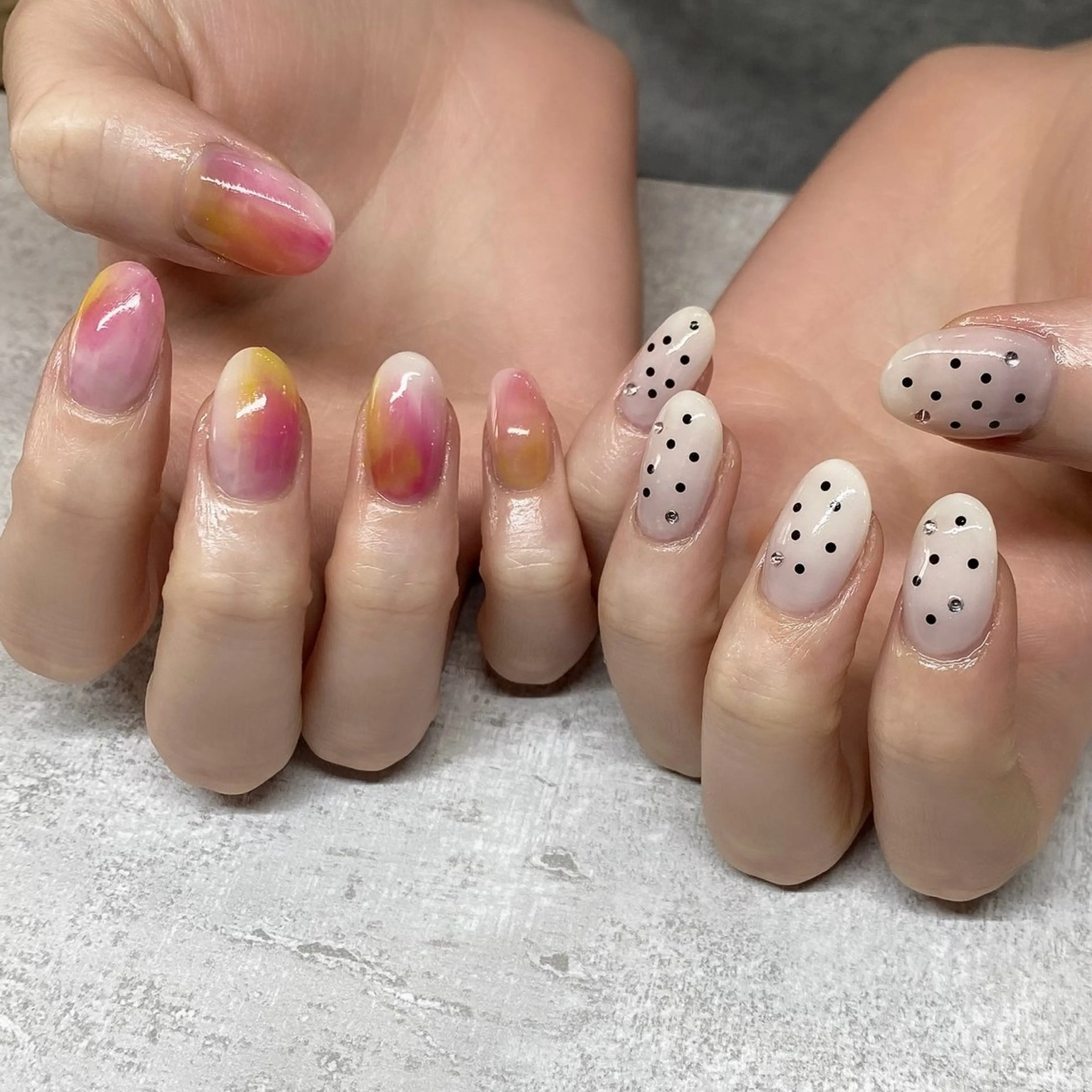 ネイル 持ち込み ハンドネイル KONDO RIHO♡のネイルデザイン