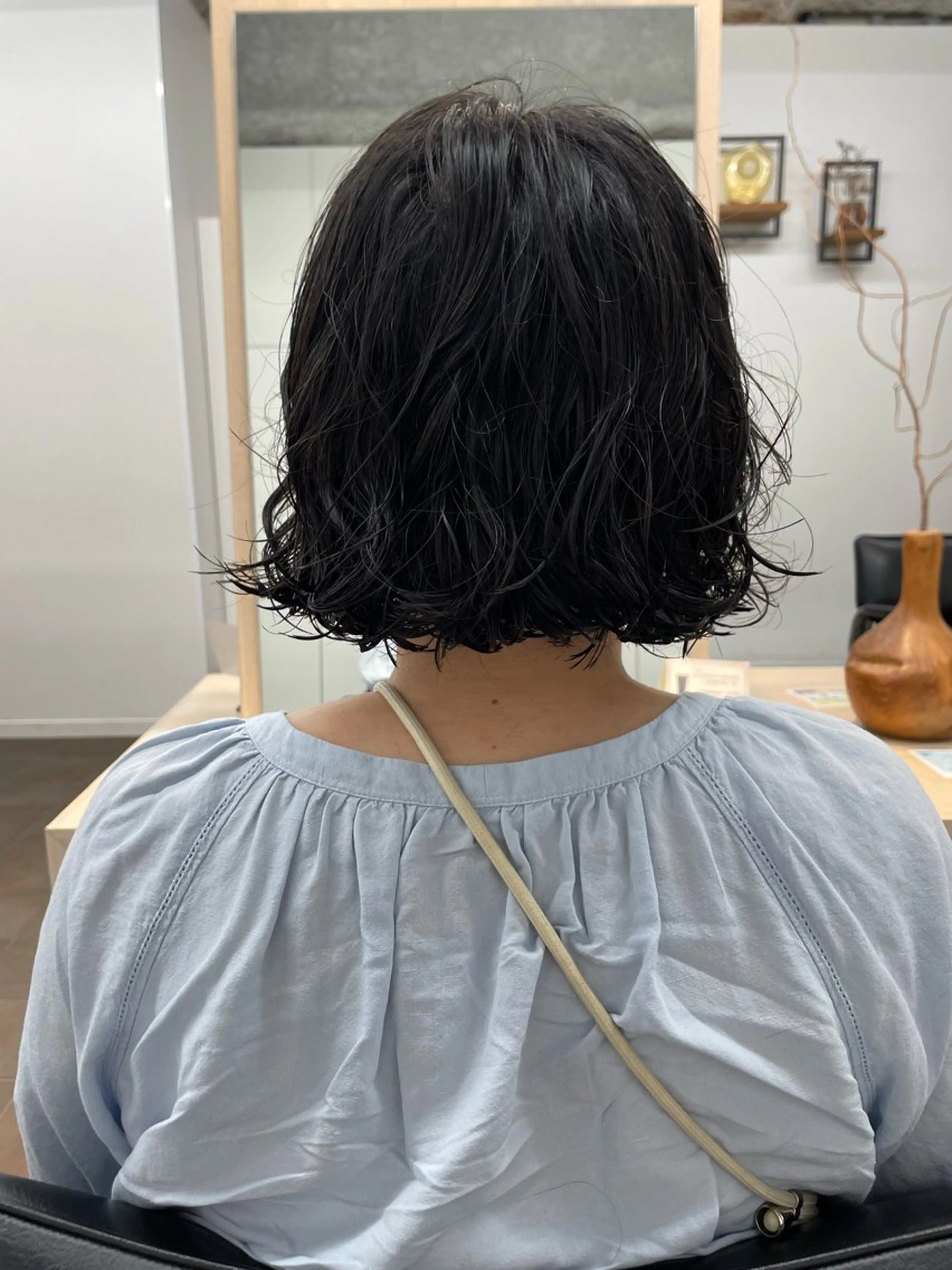 ミディアム パーマ ショート/ボブ/ パーマ/井上のヘアスタイル