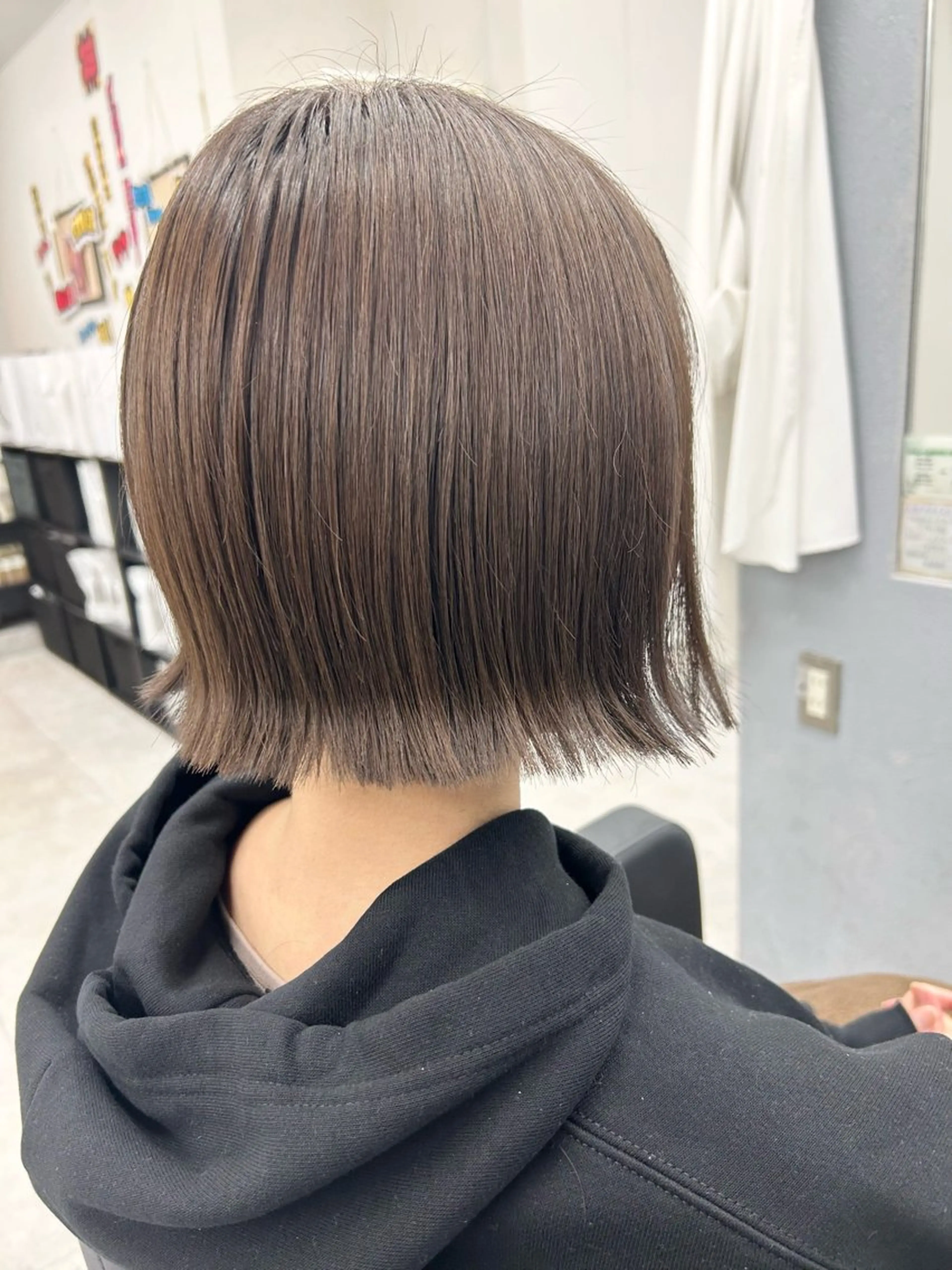 ミディアム カット ヘアカラー カットモデル募集🌈 北千住のヘアスタイル