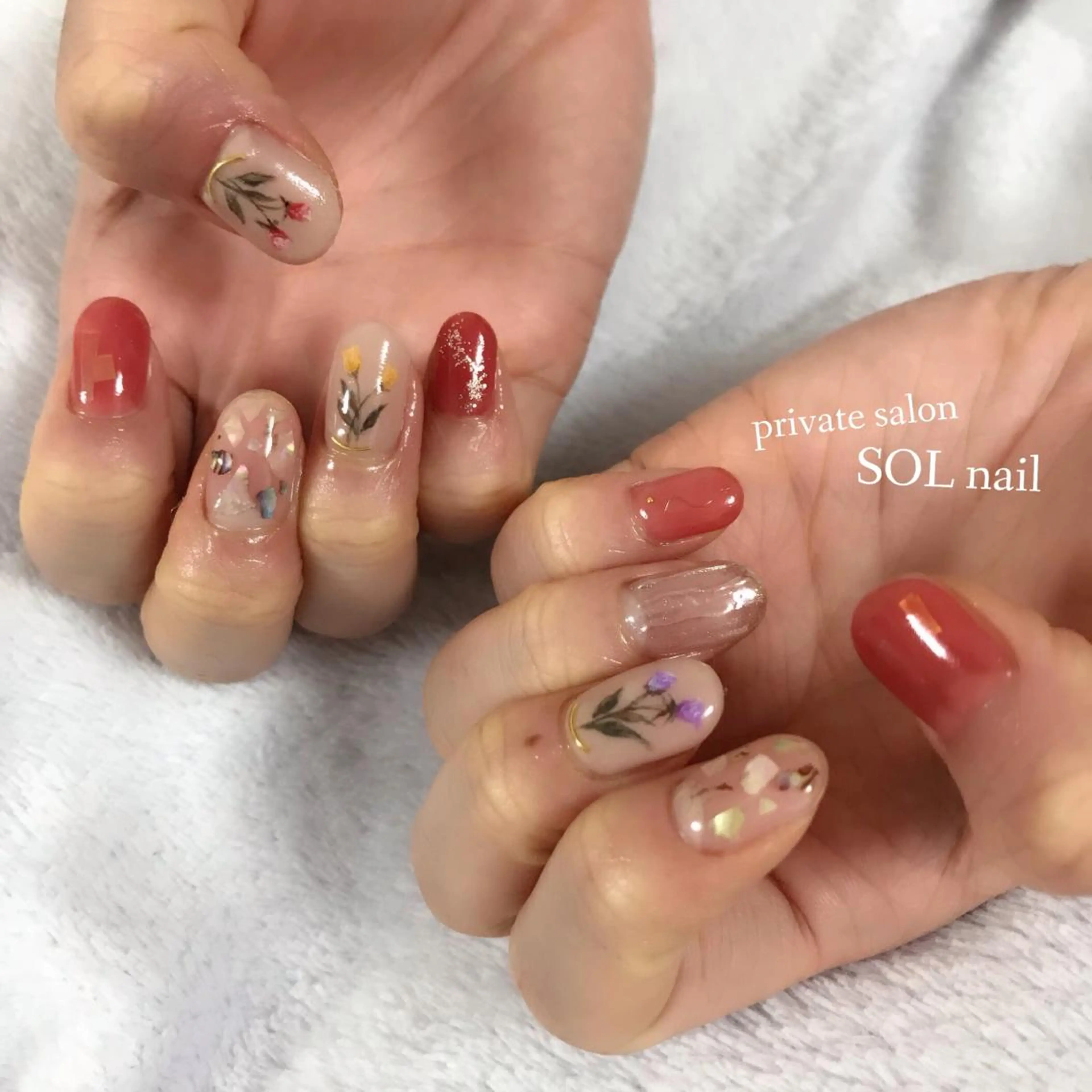 ネイル ハンドネイル SOL NAILのネイルデザイン