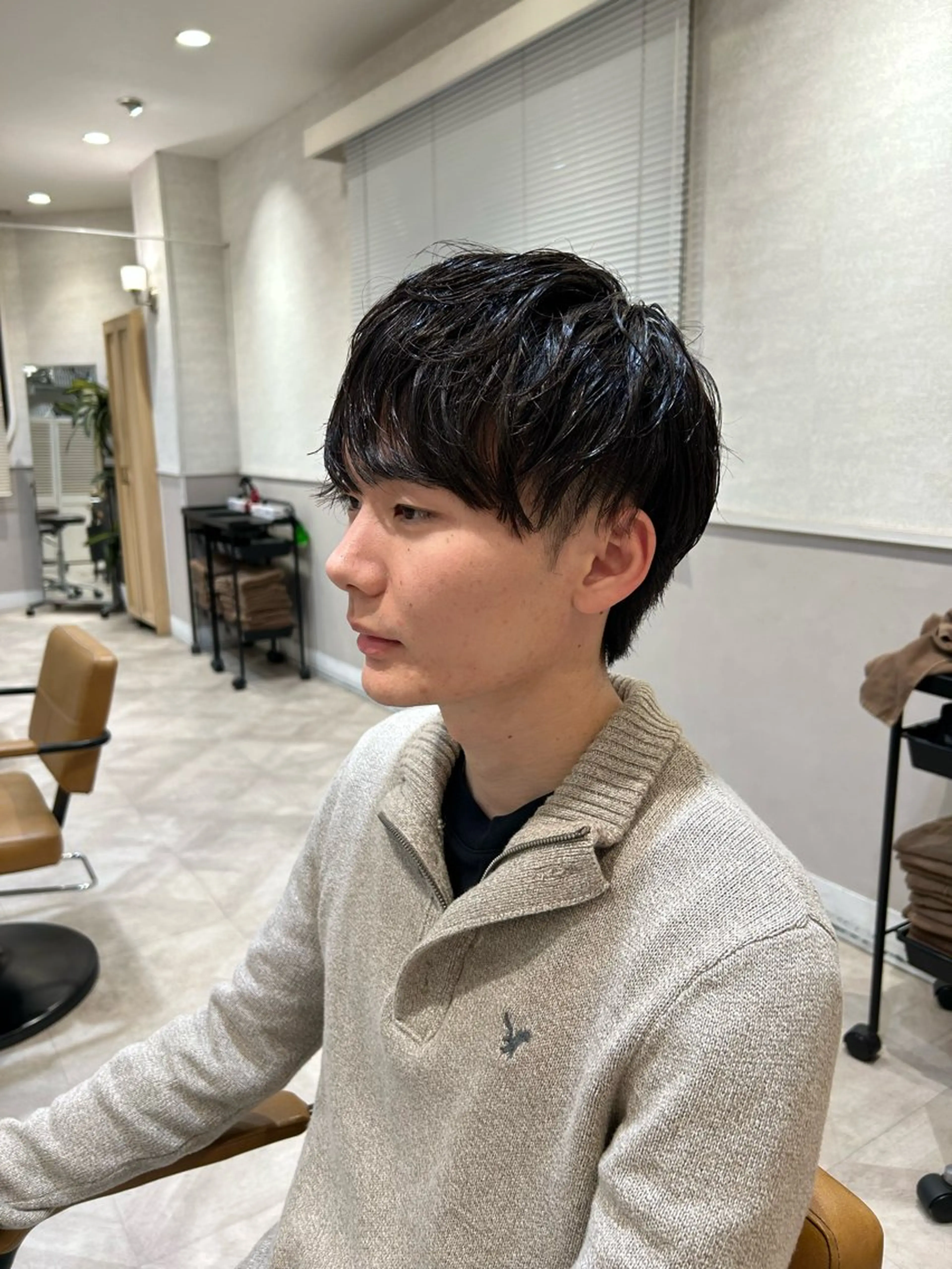 メンズ La Bonheur hair Olivier北千住店【ラボヌールヘアーオリヴィエ】所属・RAN 🎀のヘアスタイル