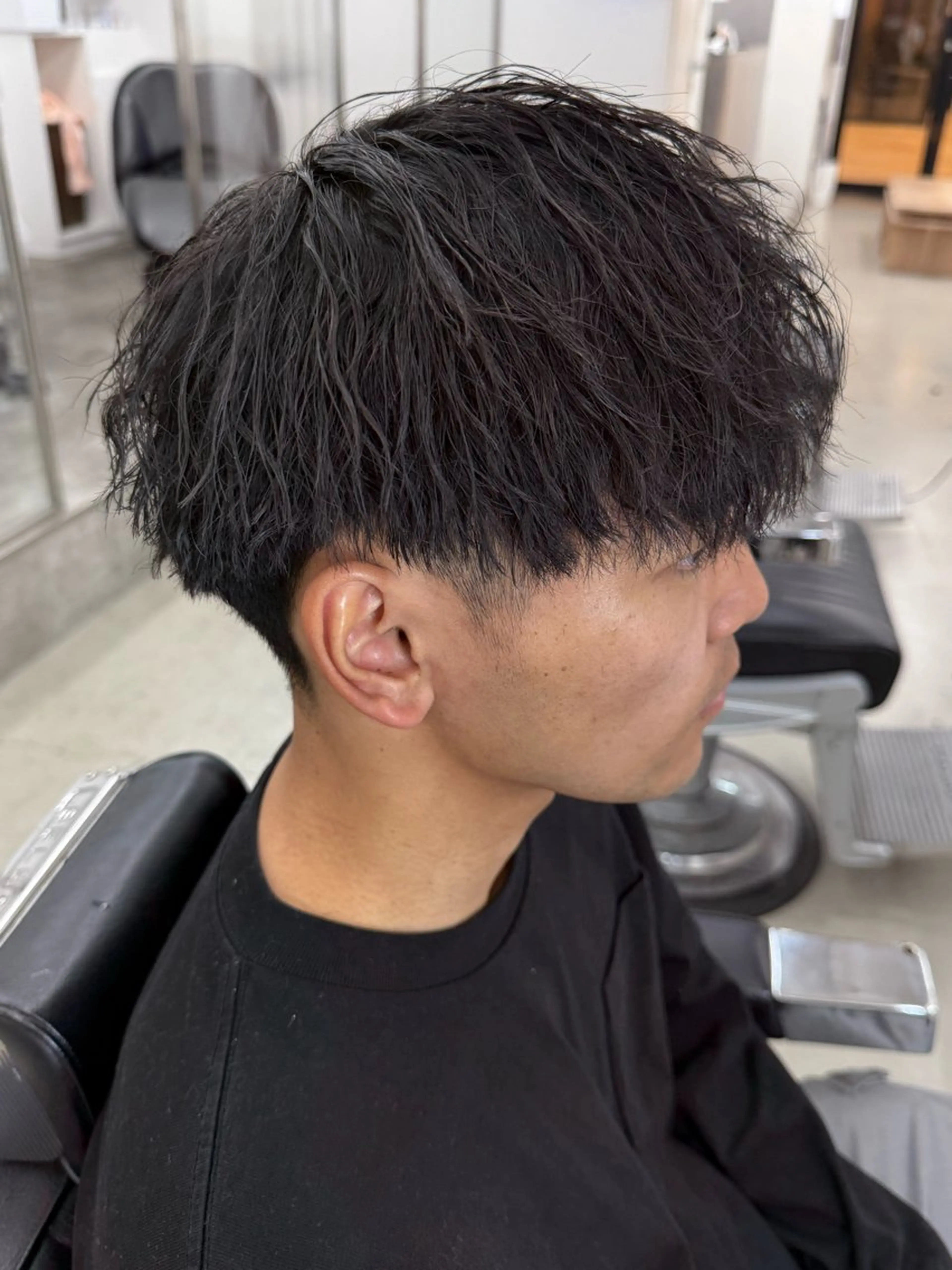 ショート カラー パーマ ヘアアレンジ メンズ 亀井隆汰/メンズ専門 パーマ特化美容師のヘアスタイル