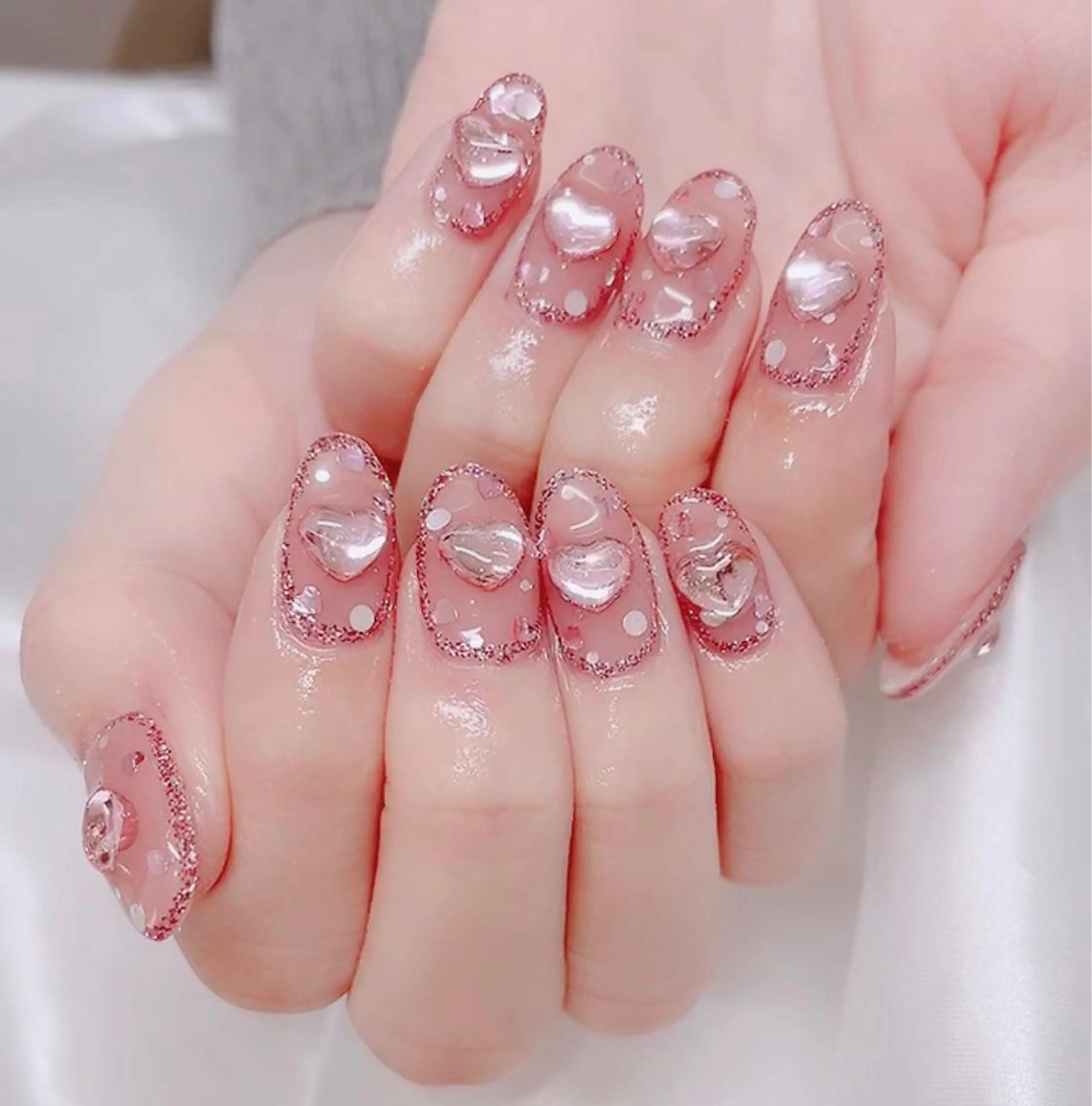 ネイル チークネイル フラッシュネイル フットネイル フレンチネイル キラキラネイル ハンドネイル merci nail所属・merci nailのネイルデザイン