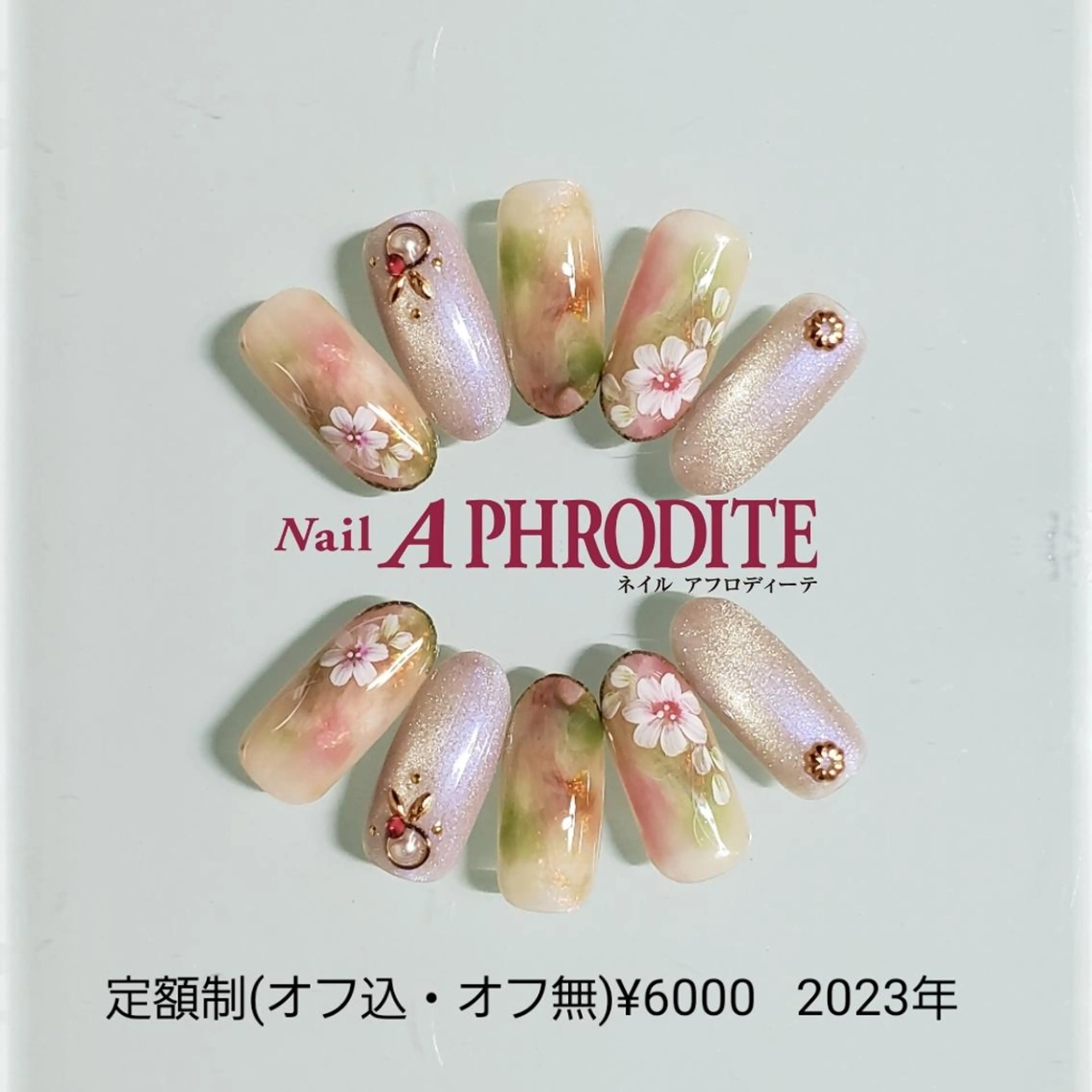 ネイル ジェルネイル ニュアンスネイル ソフトジェル ハンドネイル Nail  Aphroditeのネイルデザイン