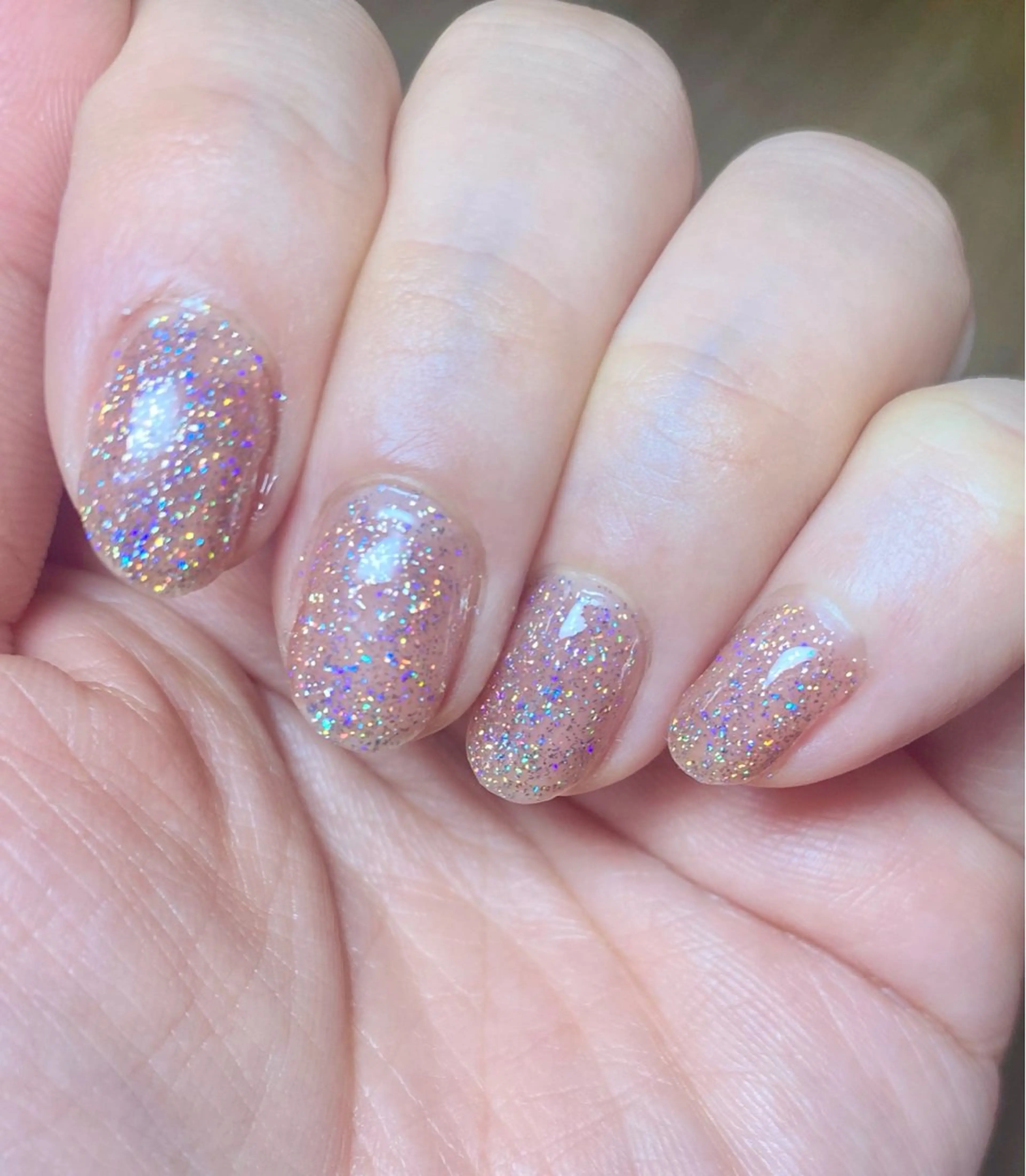 ネイル フラッシュネイル ラメ(グリッター) Nail Salon K 🧸美爪育成のネイルデザイン