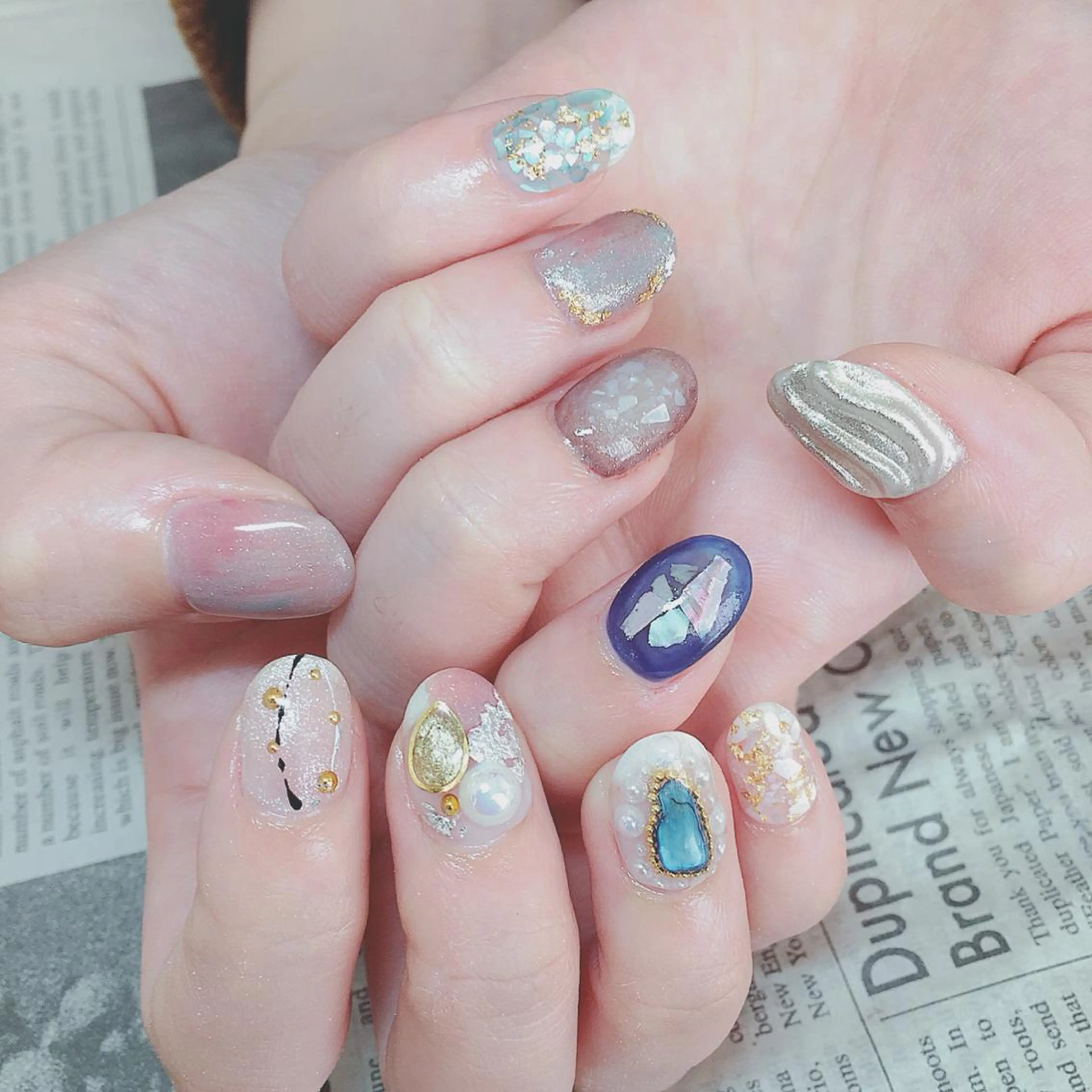 ネイル ハンドネイル ハンドケア 森山 舞のネイルデザイン