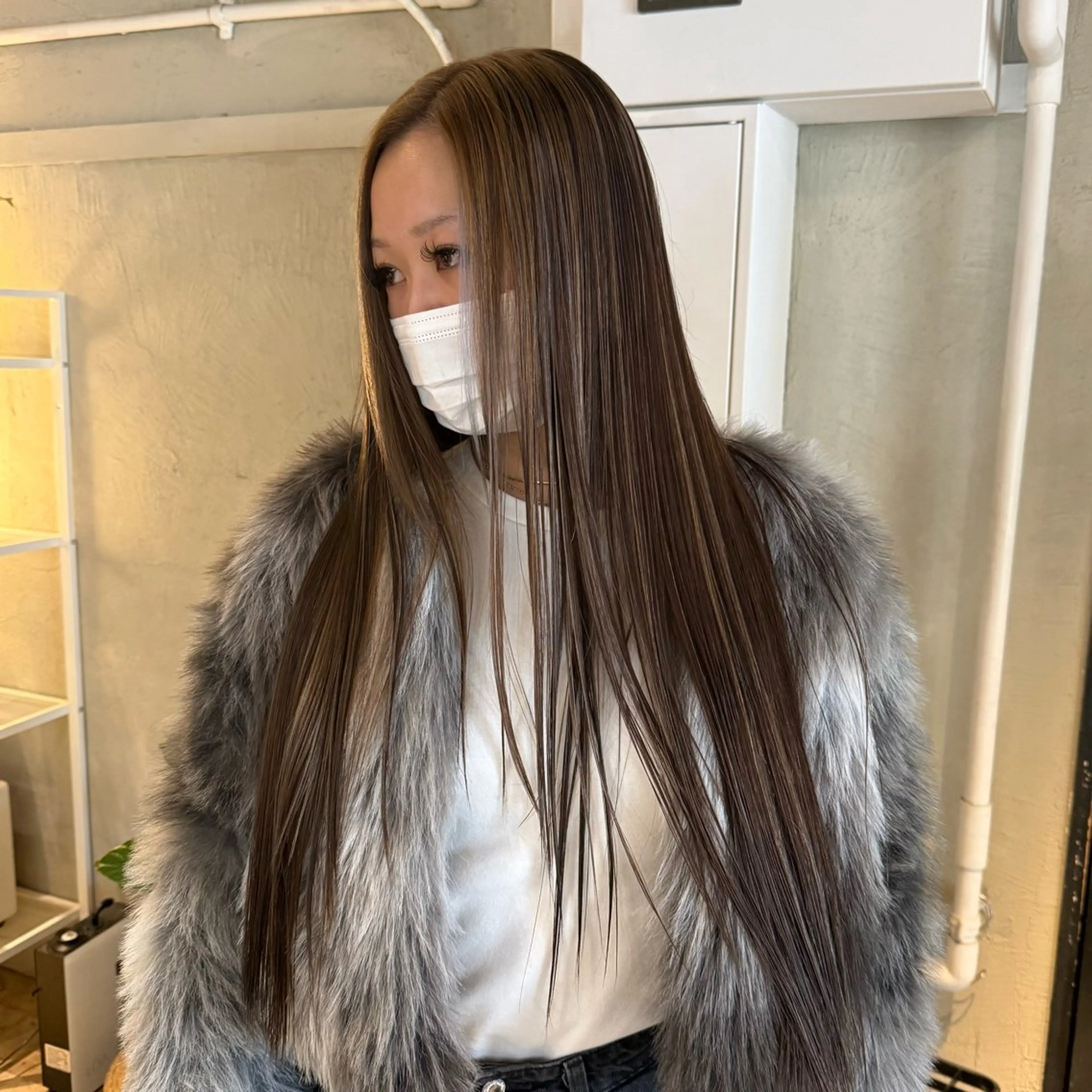 ロング カラー ヘアアレンジ ヘアカラー トリートメント ヘアセット 海外/ハイトーン🪽 ☯️ami☯️のヘアスタイル