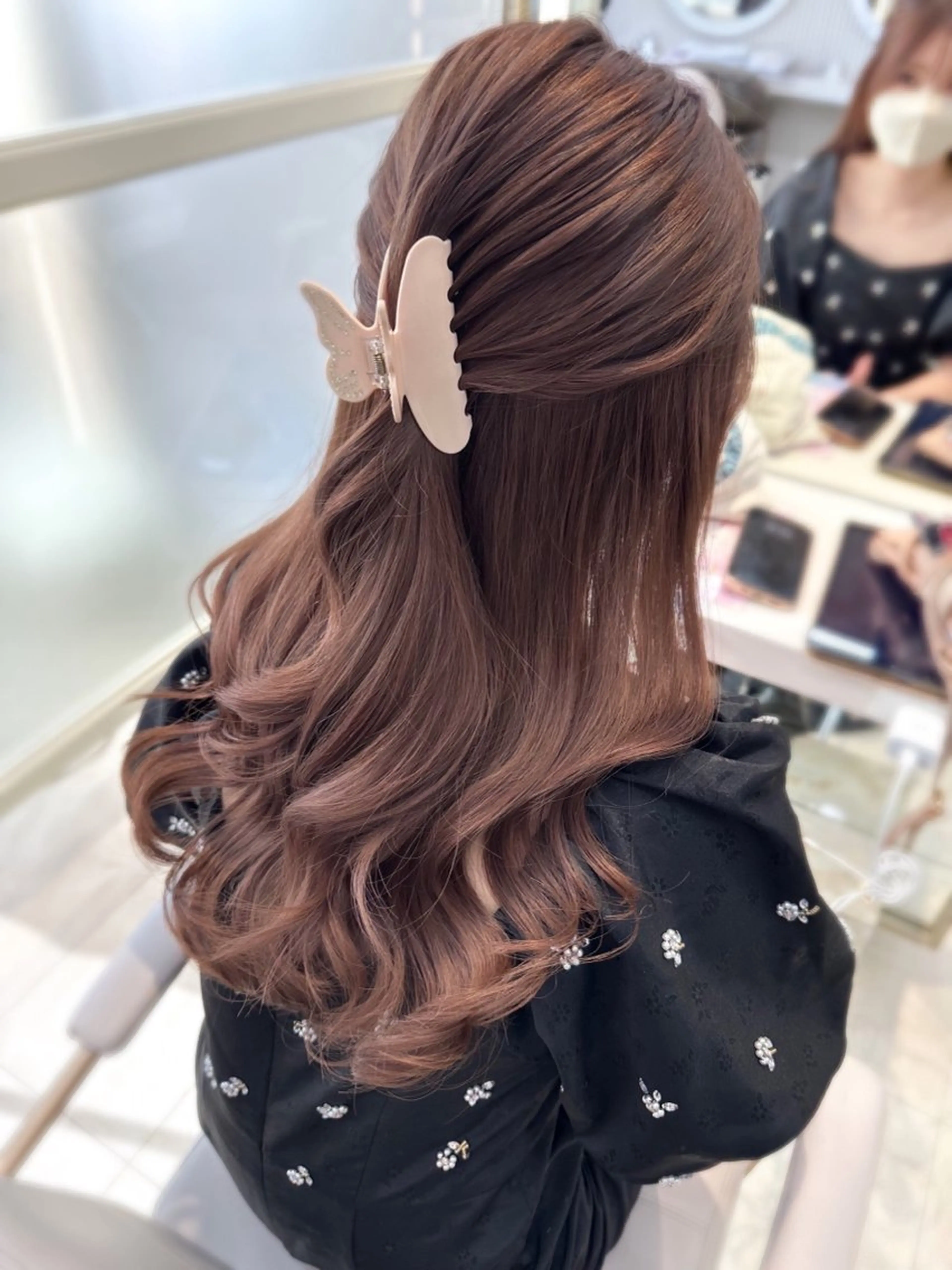 ロング oto🎀×美髪× シースルー前髪🤍のヘアスタイル