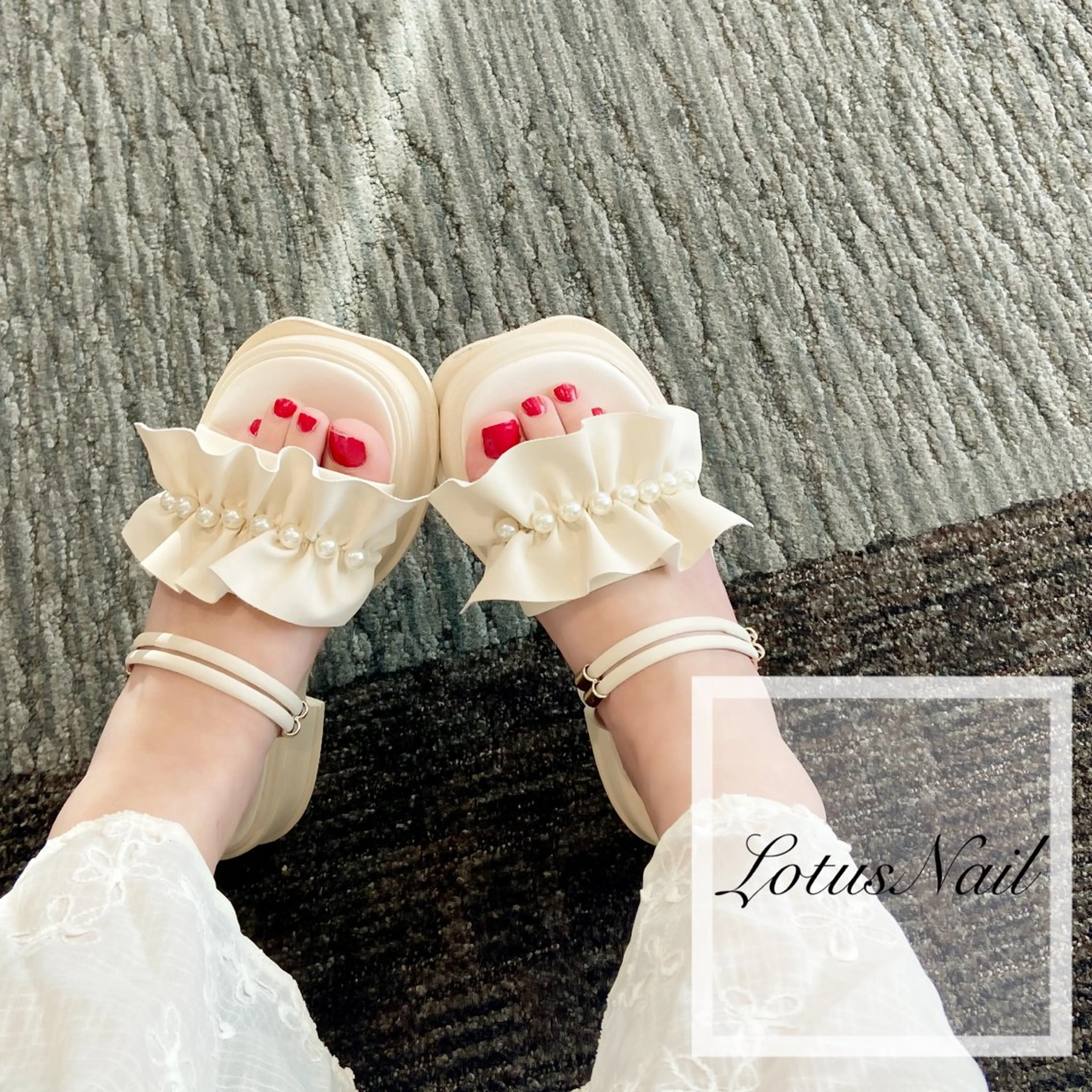 ネイル フットネイル Lotus Nailのネイルデザイン