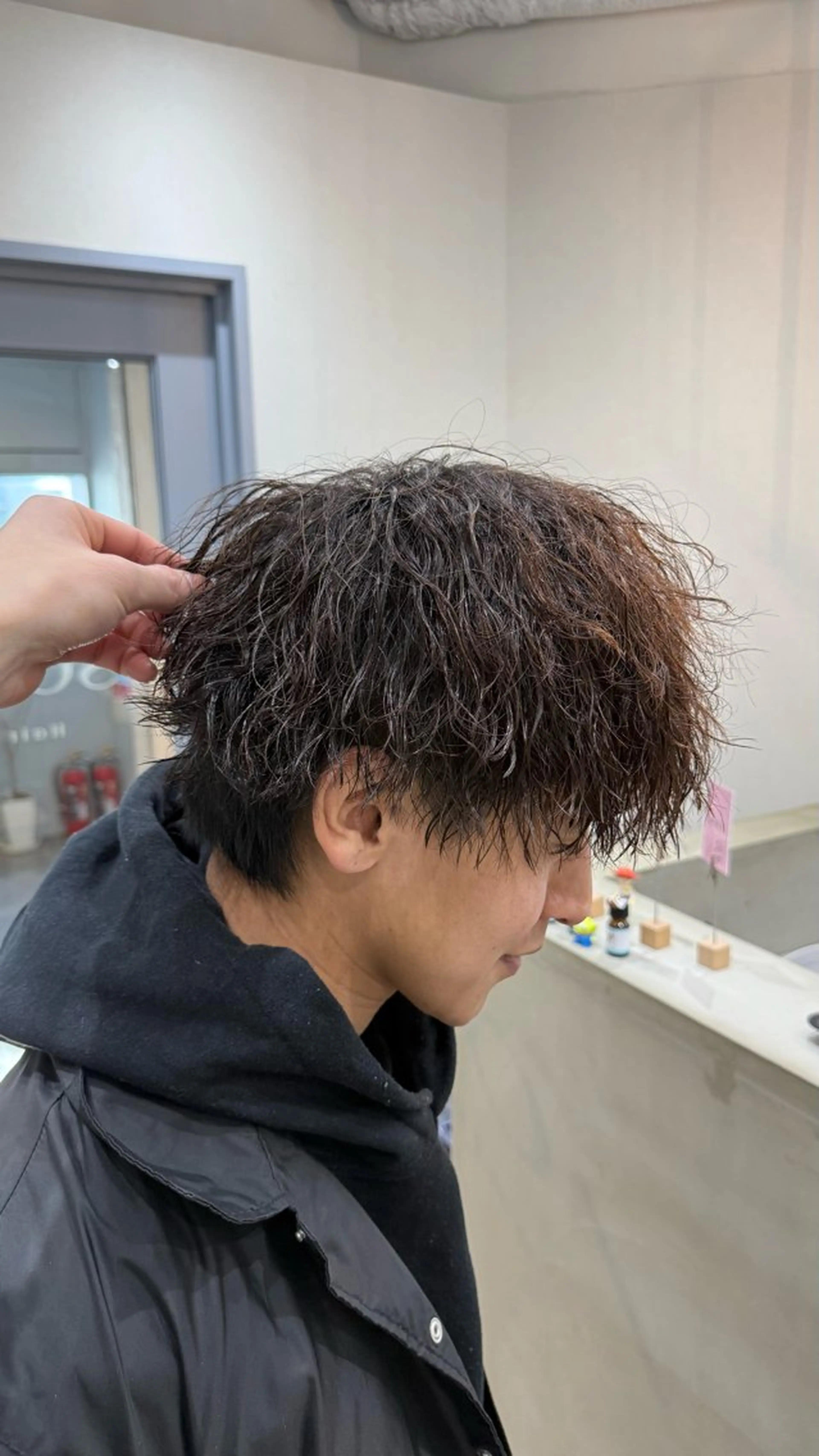 メンズ メンズパーマ カット パーマ soyon 心斎橋店のヘアスタイル