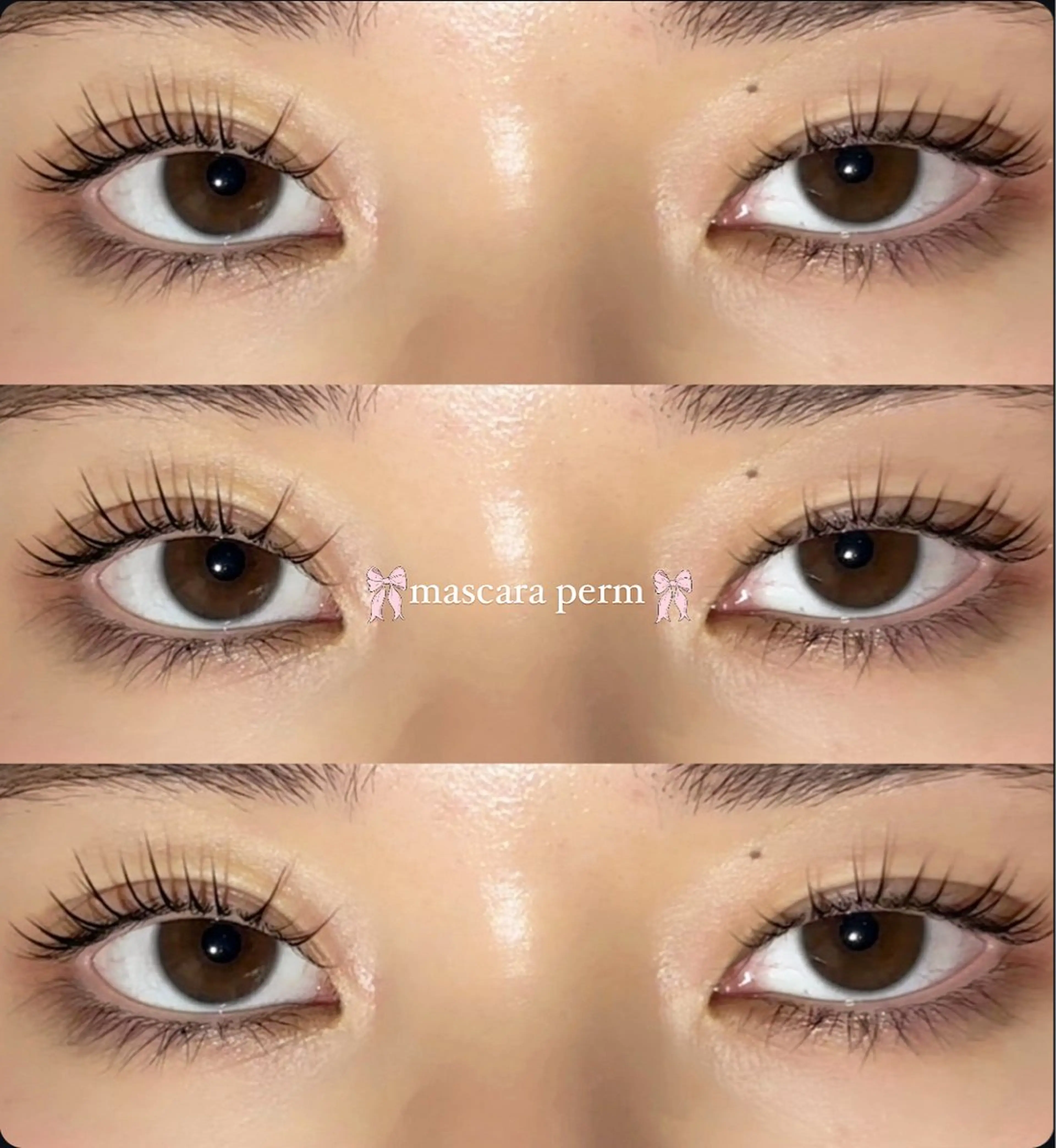 マツエク・マツパ フラットラッシュ まつげパーマ 下まつげエクステ 一重×まつ毛パーマ NORA senaのマツエク・マツパデザイン