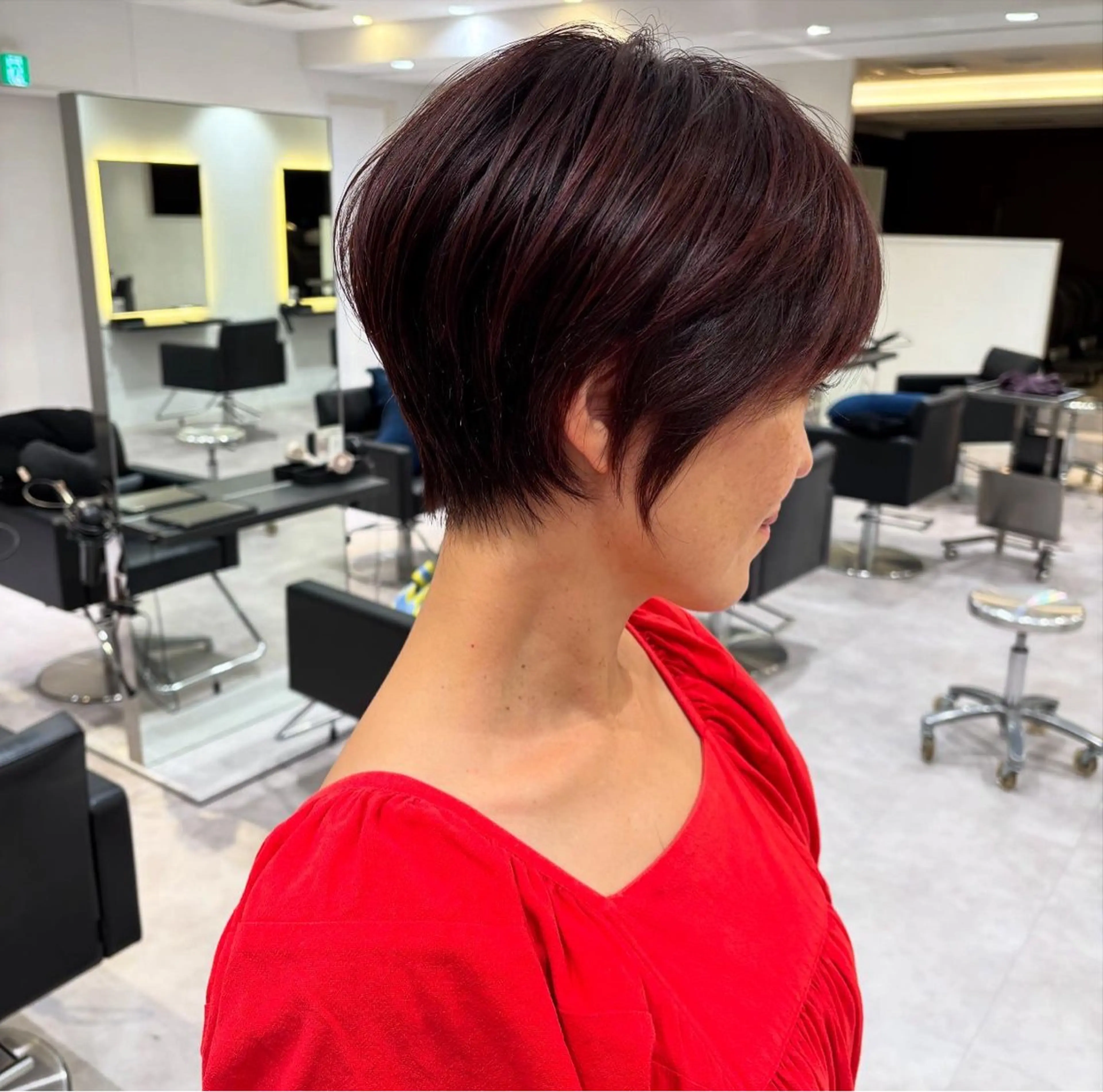 ショート 無料カットモデル /小顔ショート/荒砂のヘアスタイル