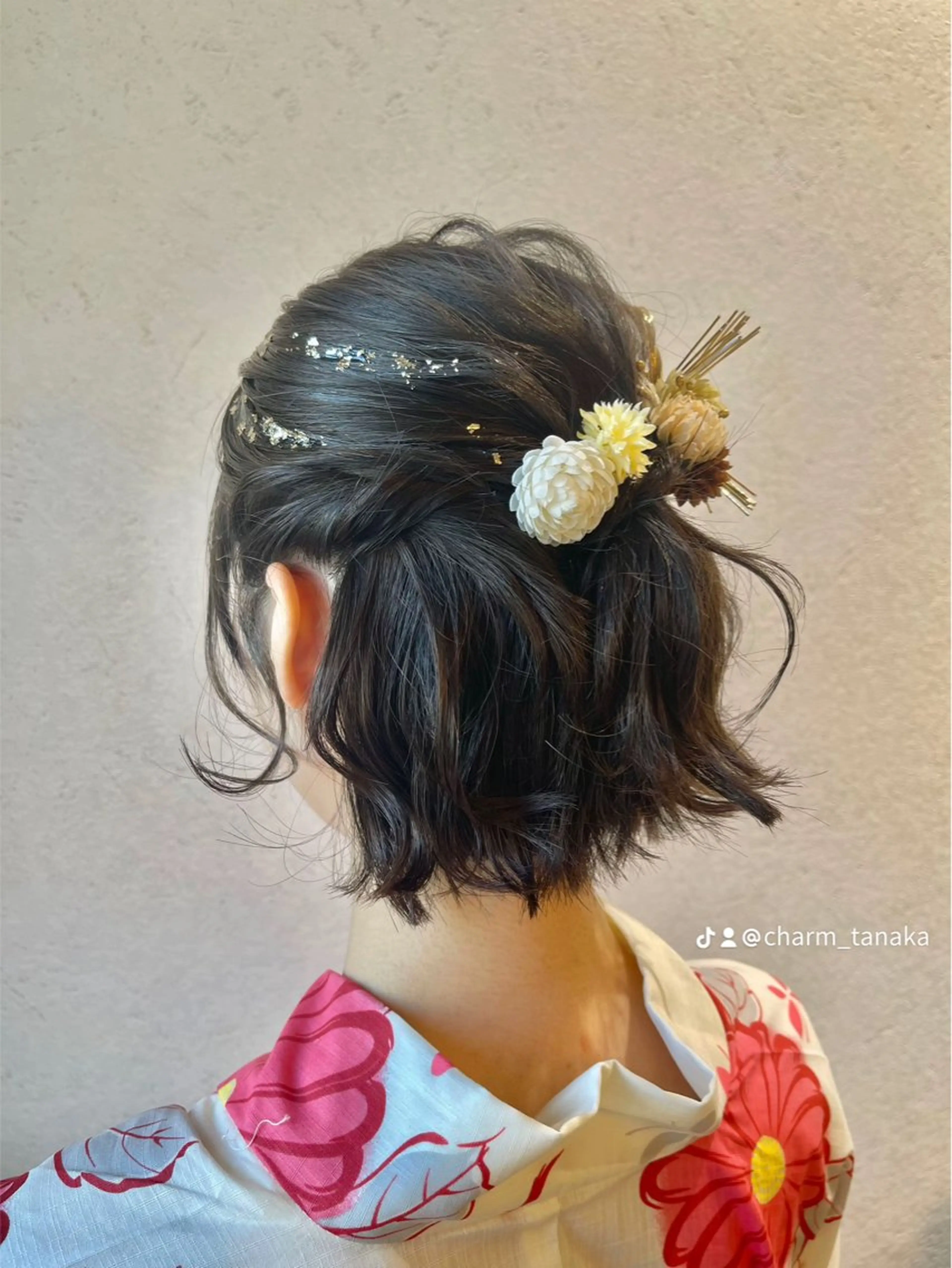 ヘアアレンジ ポニーテール 結婚式・ブライダル 卒業式のヘアスタイル ヘアセット charm《銀座》 ヘアセット/縮毛矯正のヘアスタイル