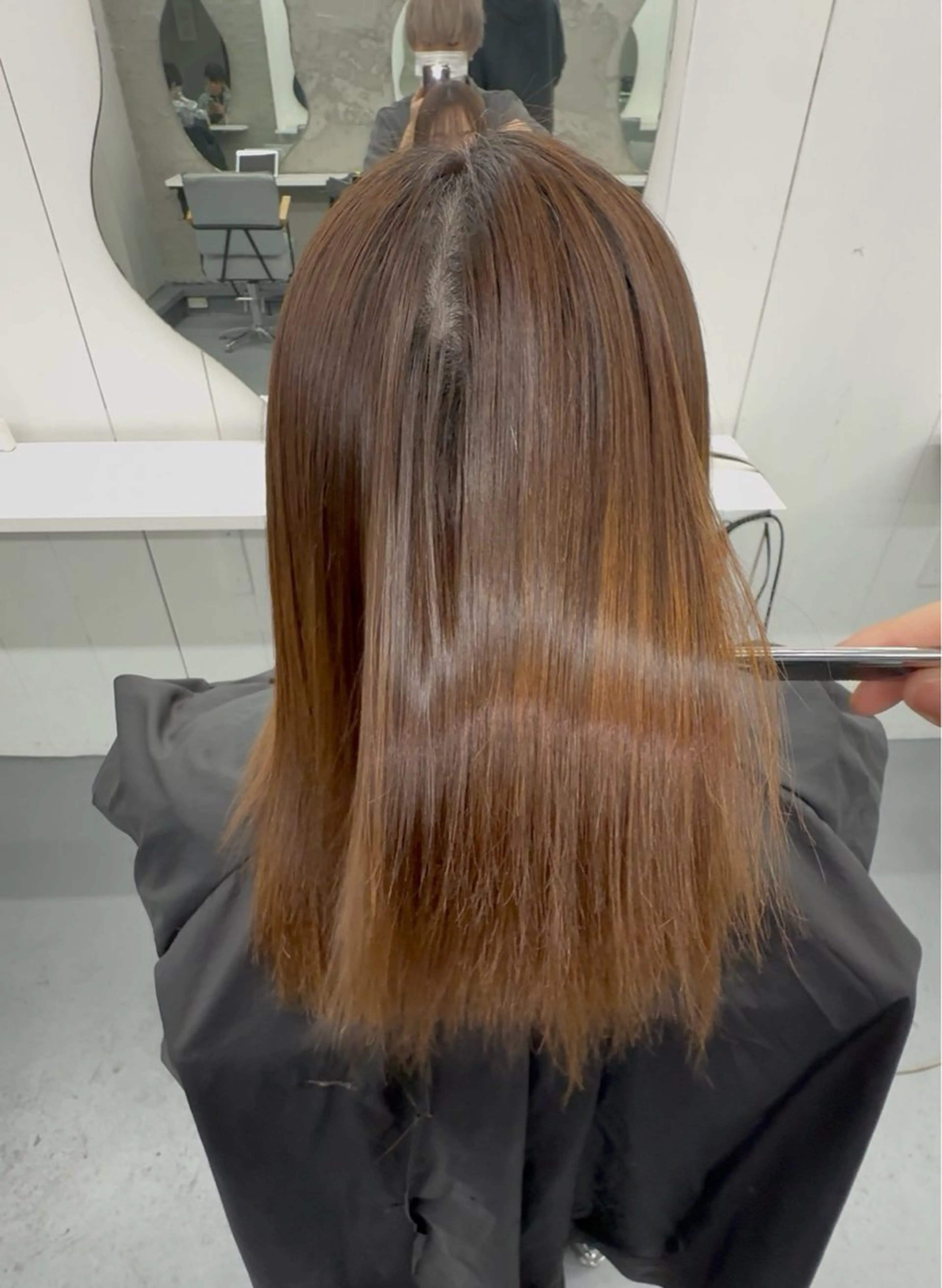 ロング パーマ 縮毛矯正 【柏】縮毛矯正 髪質改善💫だいちのヘアスタイル