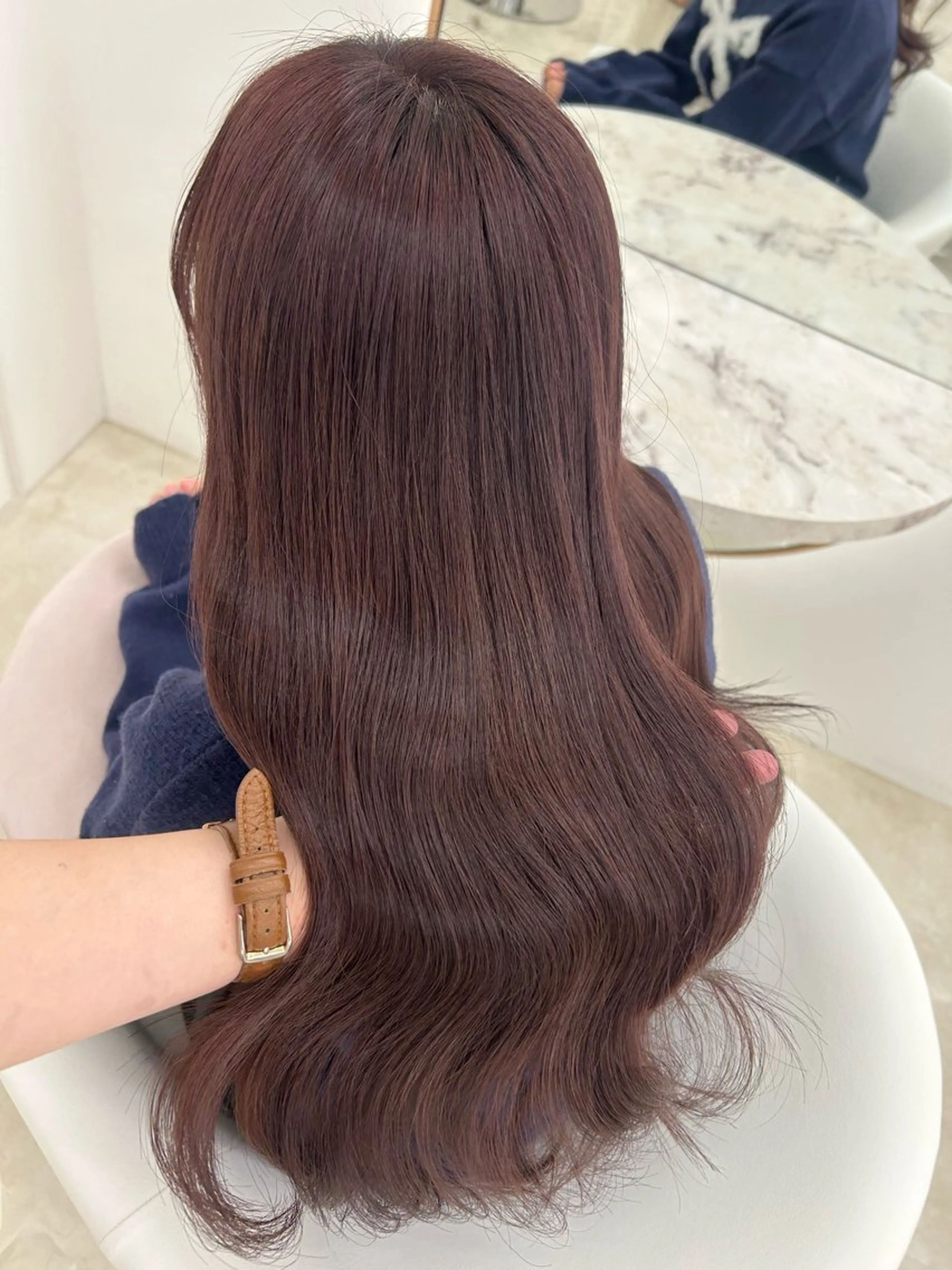 カラー 暖色/艶カラー/ エクステ/ユリヤのヘアスタイル