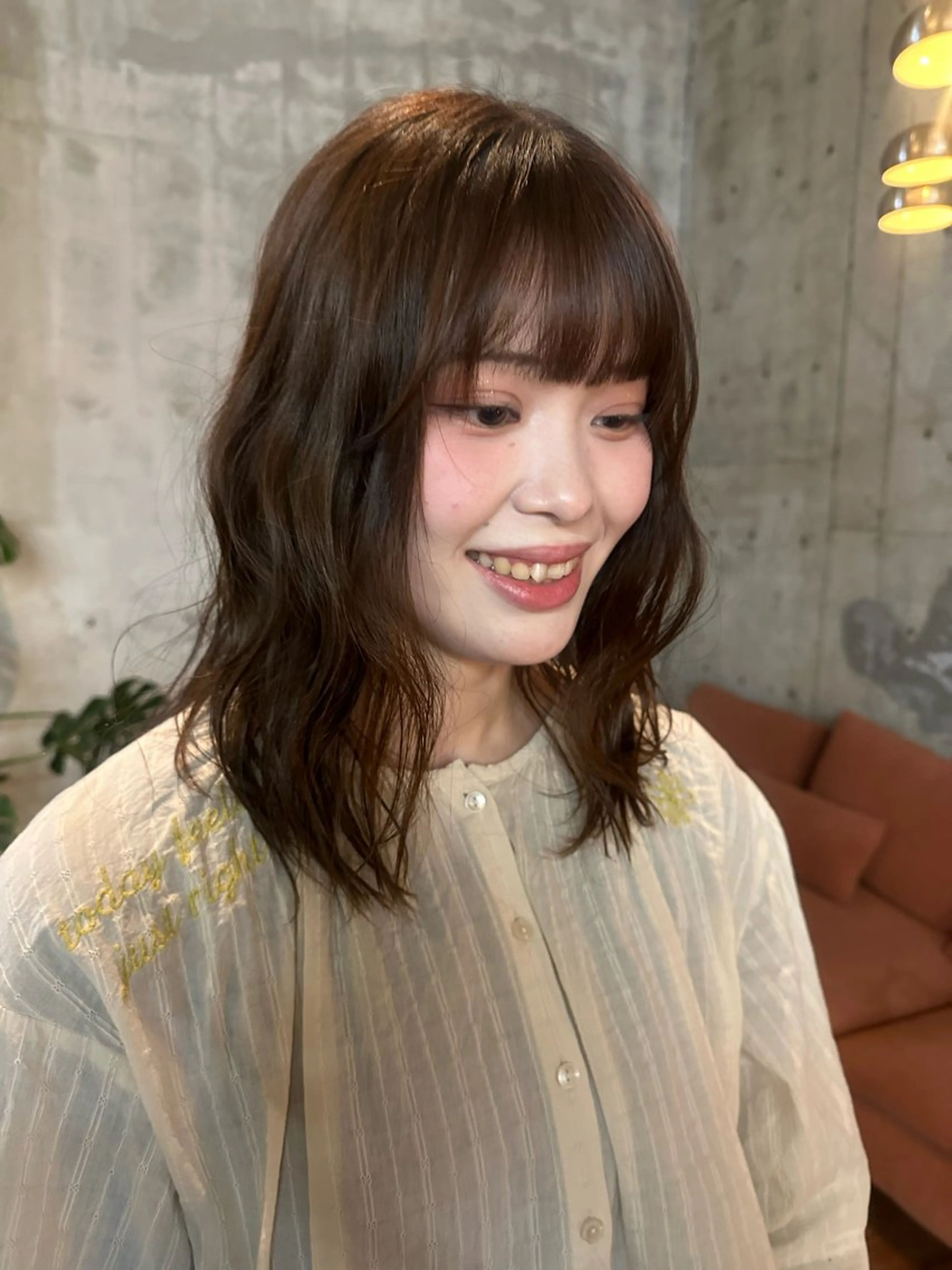 ミディアム パーマ ミディアムパーマ デジタルパーマ 【sica】 nanaのヘアスタイル