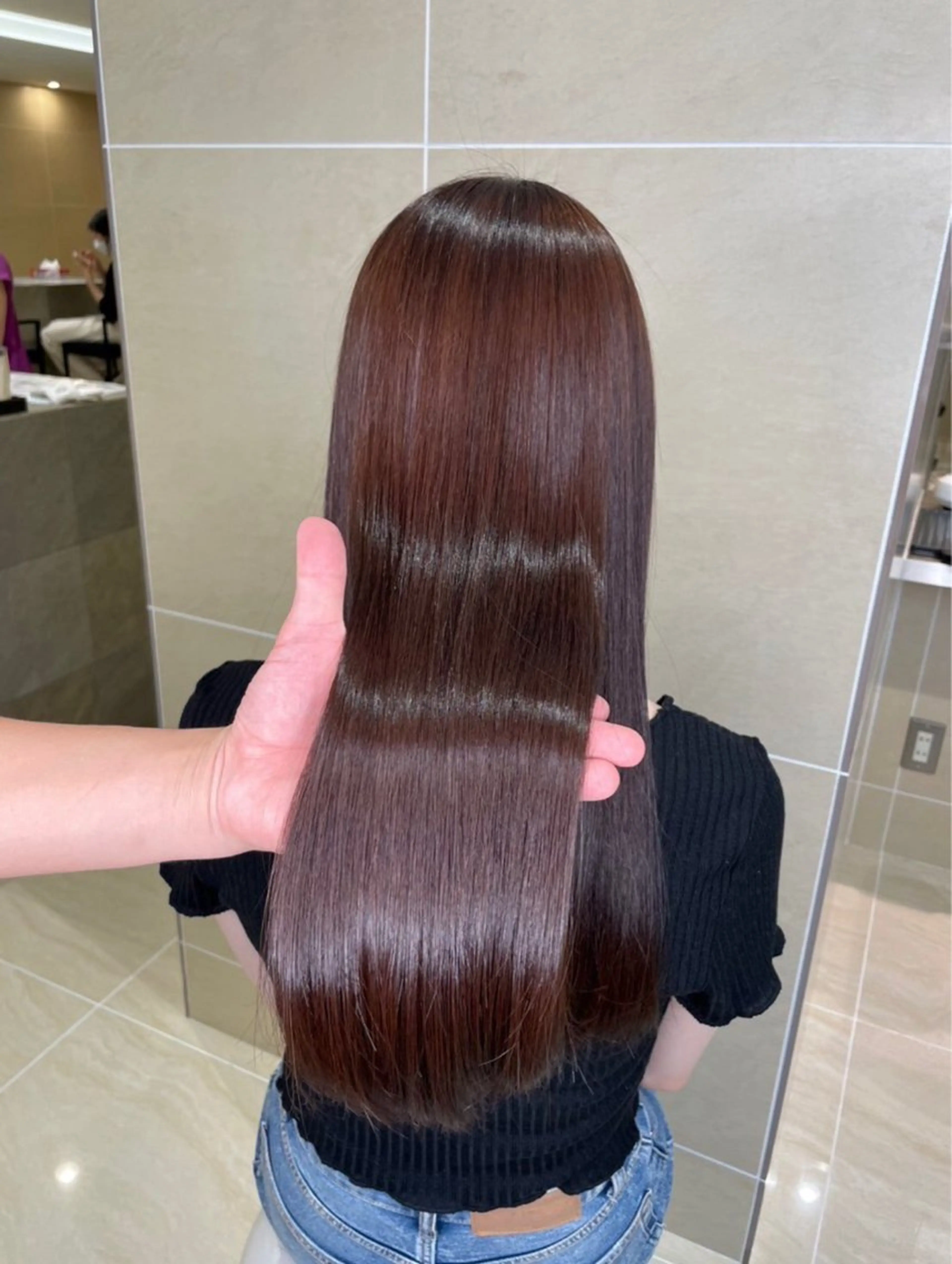 ロング 白石 愛奏のヘアスタイル