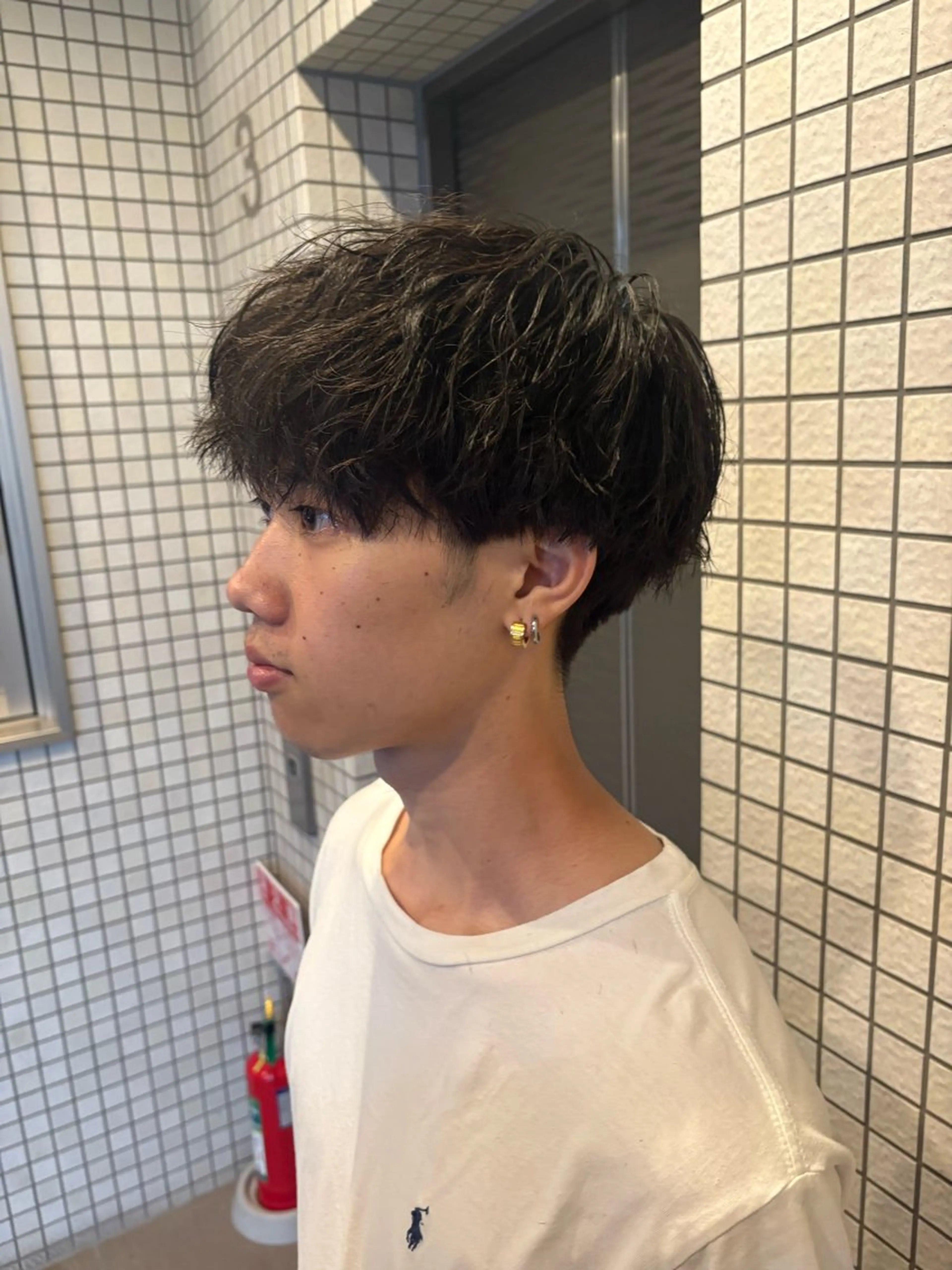 メンズ カット パーマ 透明感カラー/似合せ 🎀KIRATOのヘアスタイル