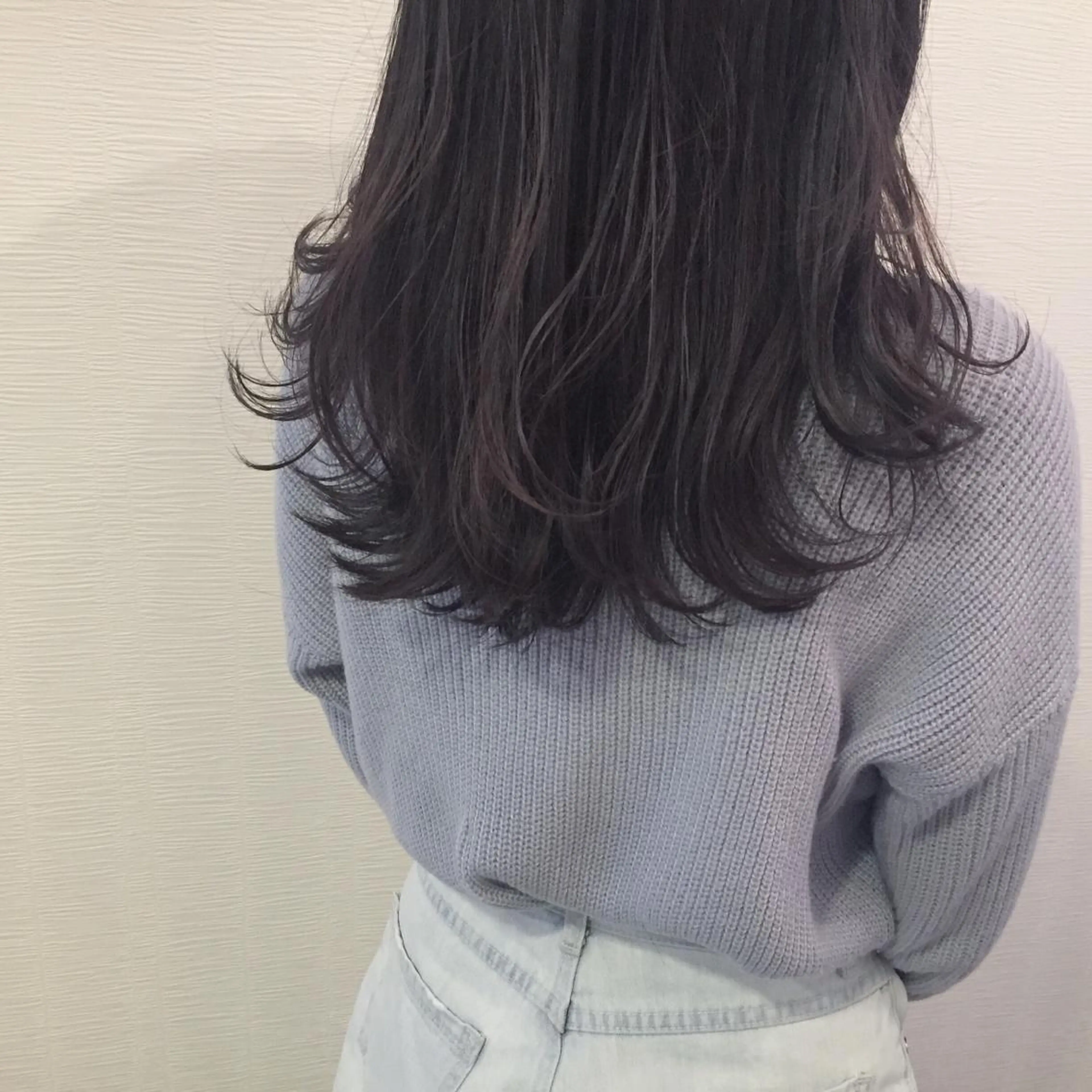 セミロング カラー ブリーチ グレージュ ハイライトカラー ブリーチなしカラー オレンジ toiro by lien hair atelier所属・池田 真由美のヘアスタイル