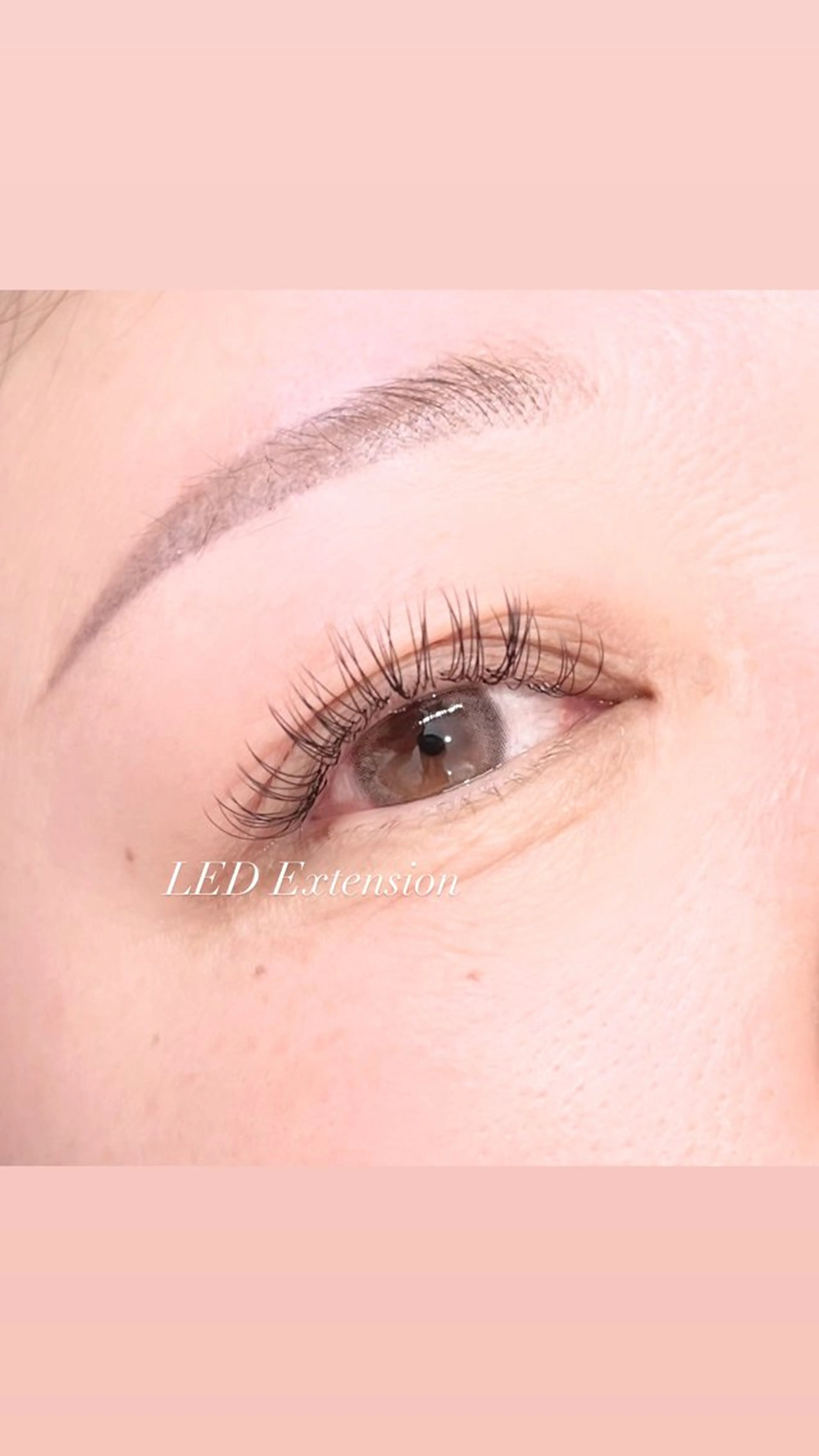 ✨️初回オフ・コーティング無料✨【LEDエクステ】🎀マツエク140本🎀フラット、カラー➕550円の写真