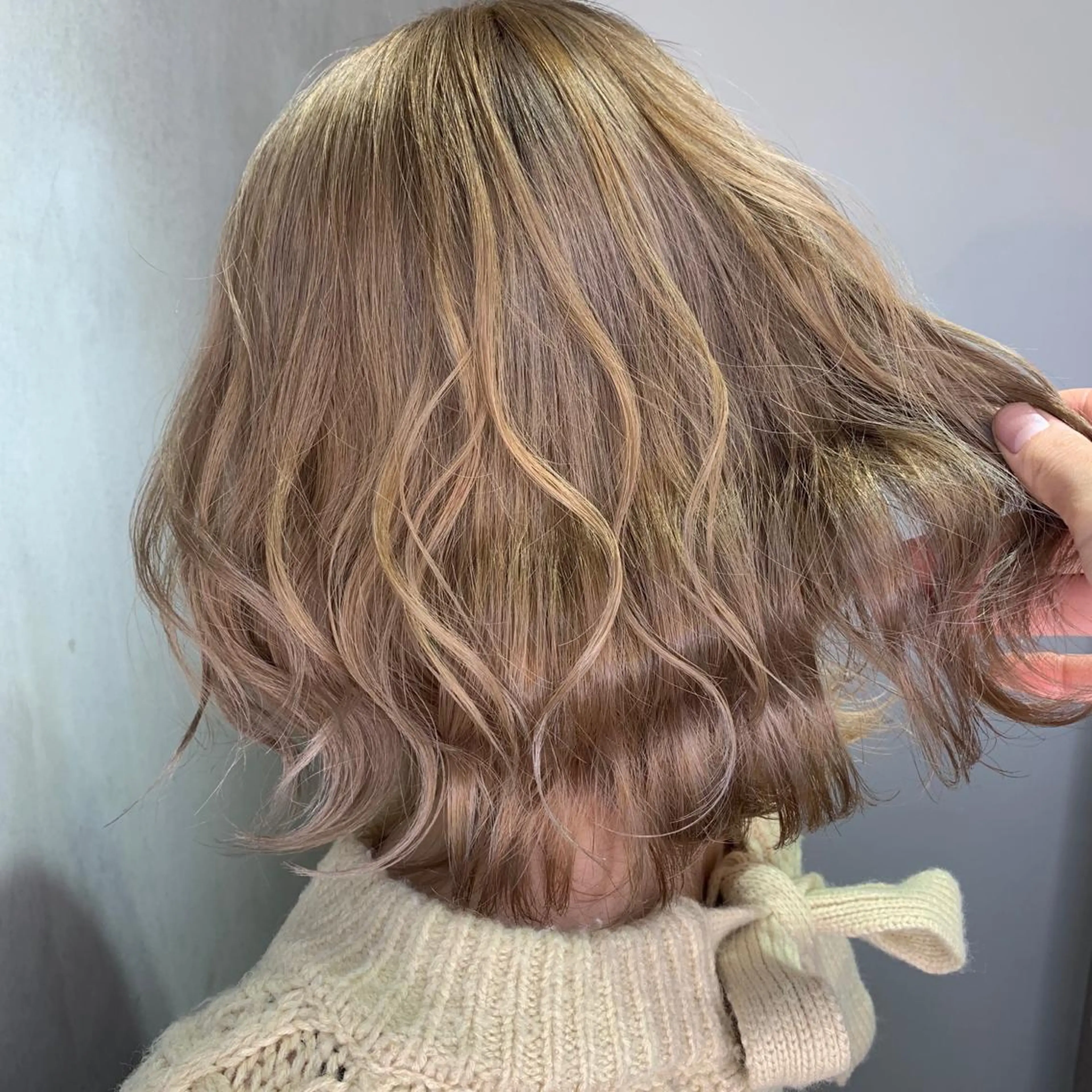 ショート カラー ベージュカラー MIL心斎橋所属・Clair クレアのヘアスタイル