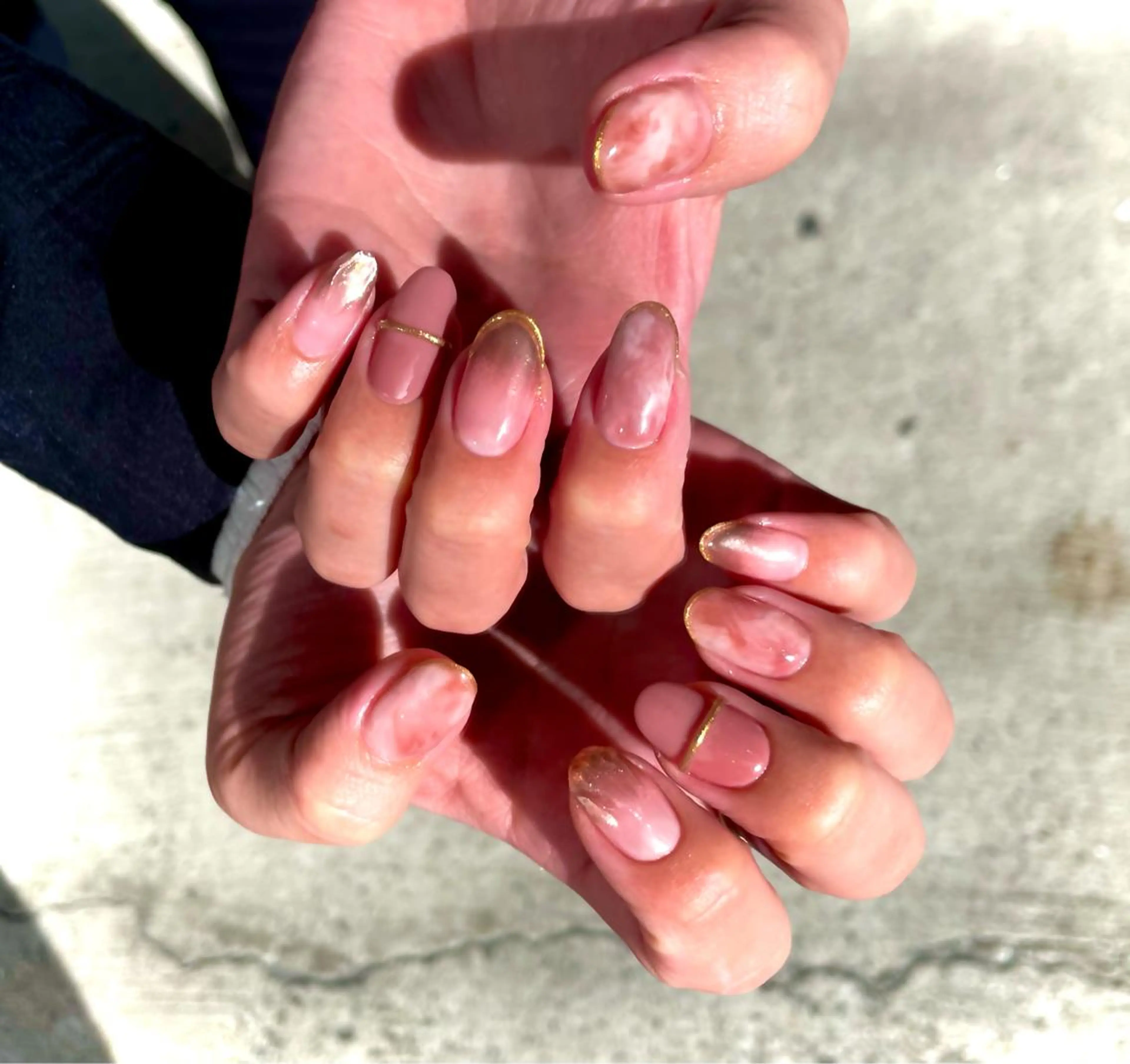 ネイル ニュアンスネイル ネイリスト Kaoriのネイルデザイン