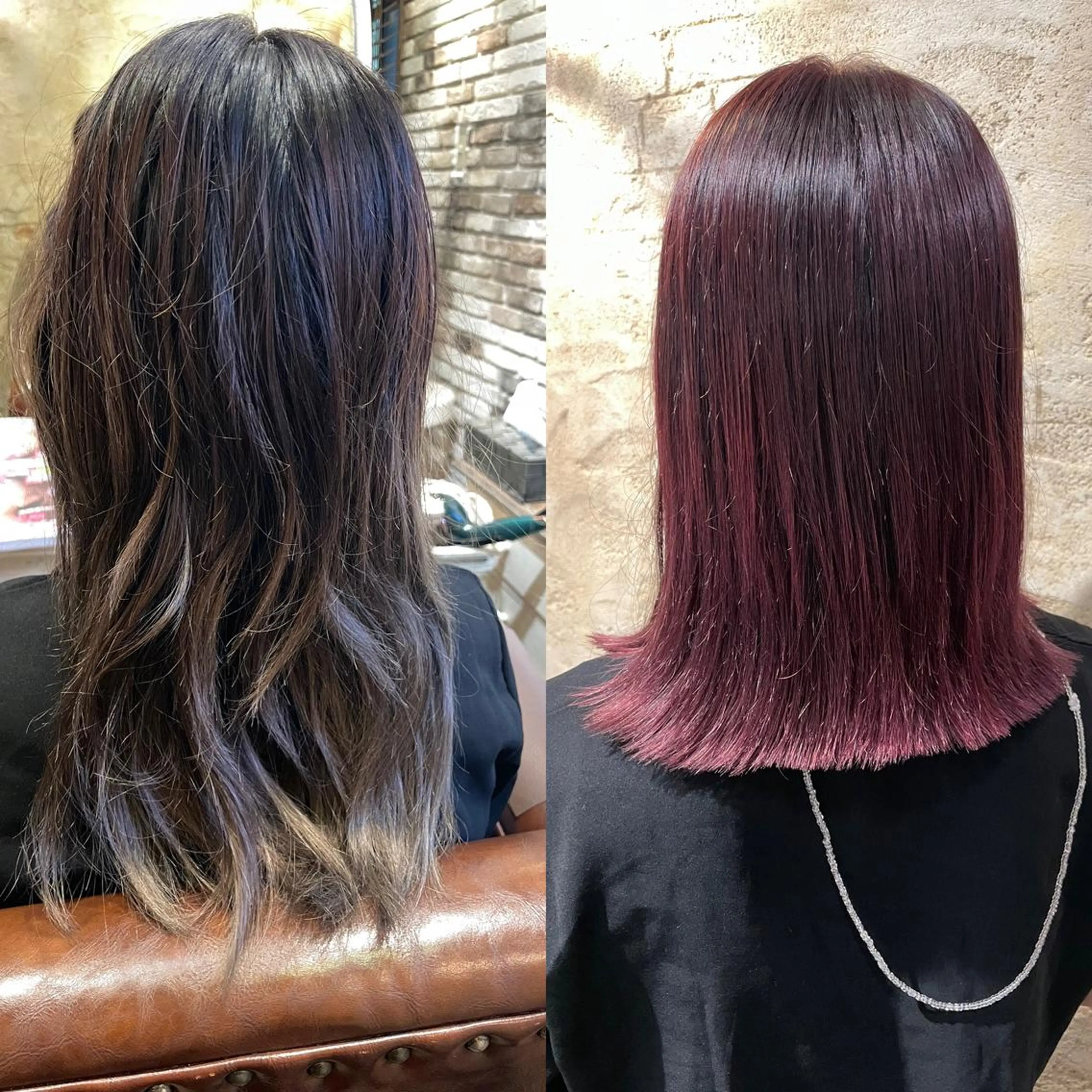 ミディアム 切りっぱなしロブ ricoa所属・セキネ シュウヘイのヘアスタイル