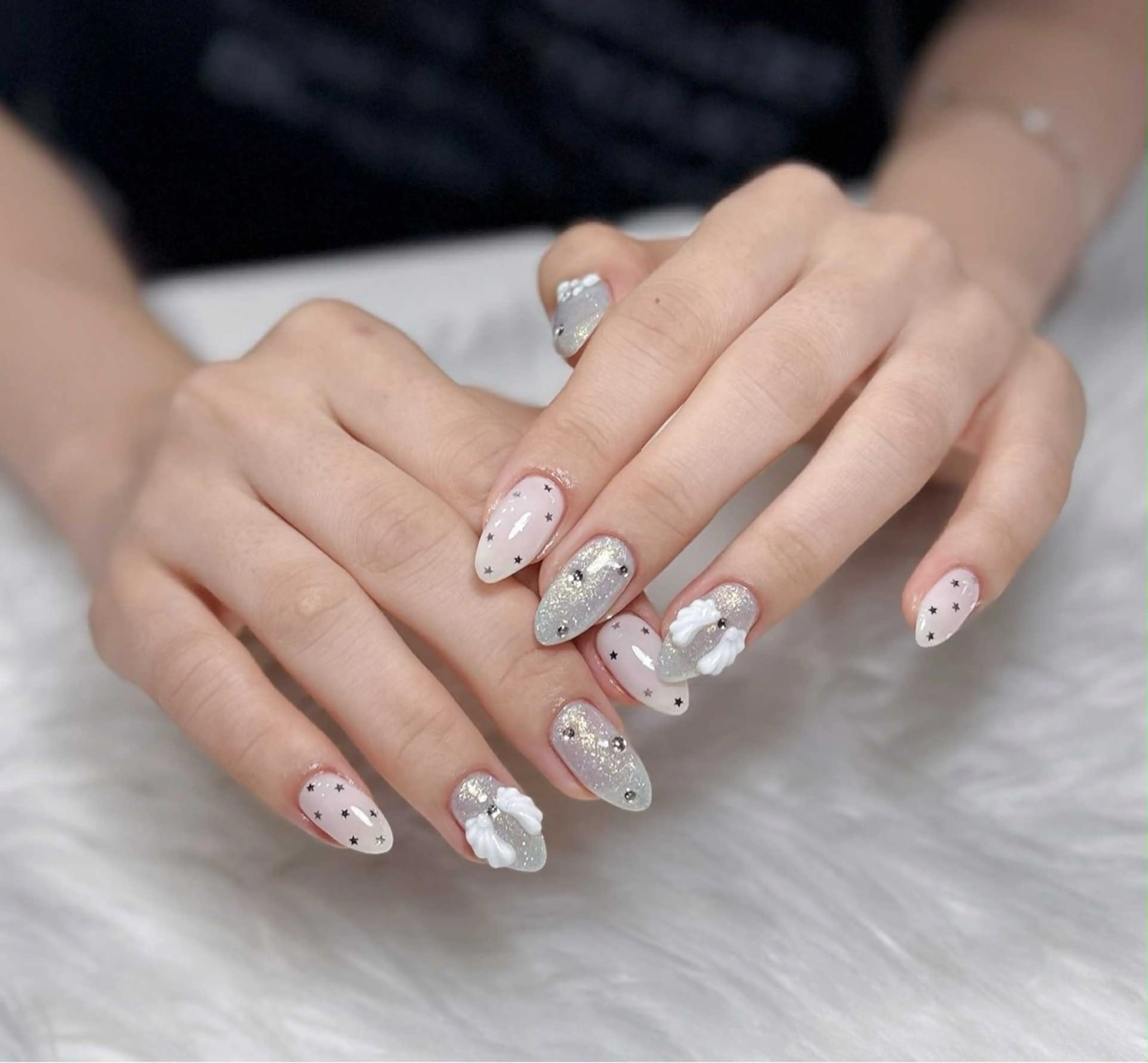 ネイル 韓国ネイル 持ち込み ニュアンスネイル ワンホンネイル ハンドネイル AKIKO NAILのネイルデザイン
