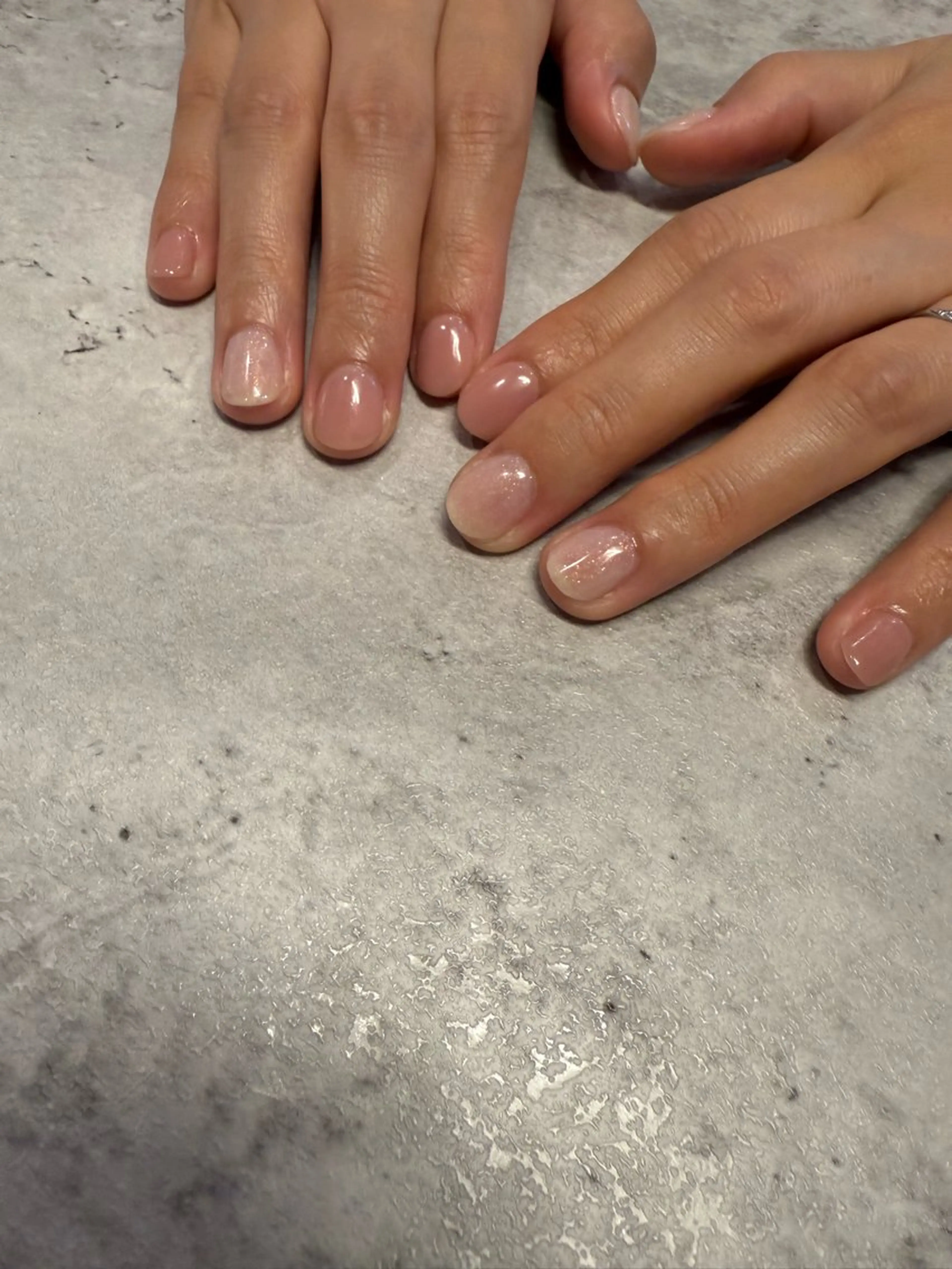 ネイル クリアネイル フラッシュネイル フレンチネイル ジェルネイル マグネットネイル Reilly nail.所属・Reillynail レイリーネイルのネイルデザイン