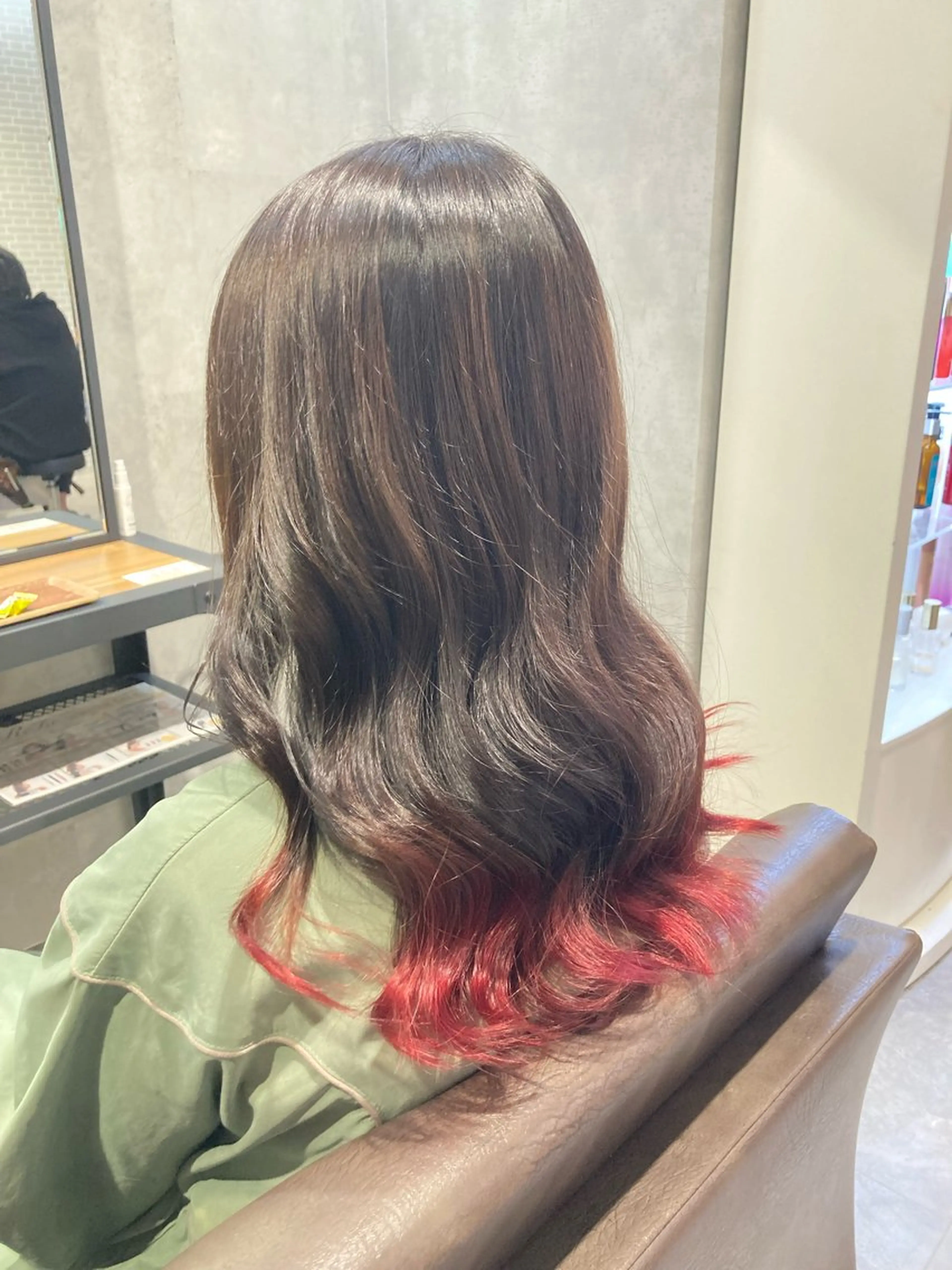 ロング カラー ヘアカラー ぱく みやんのヘアスタイル