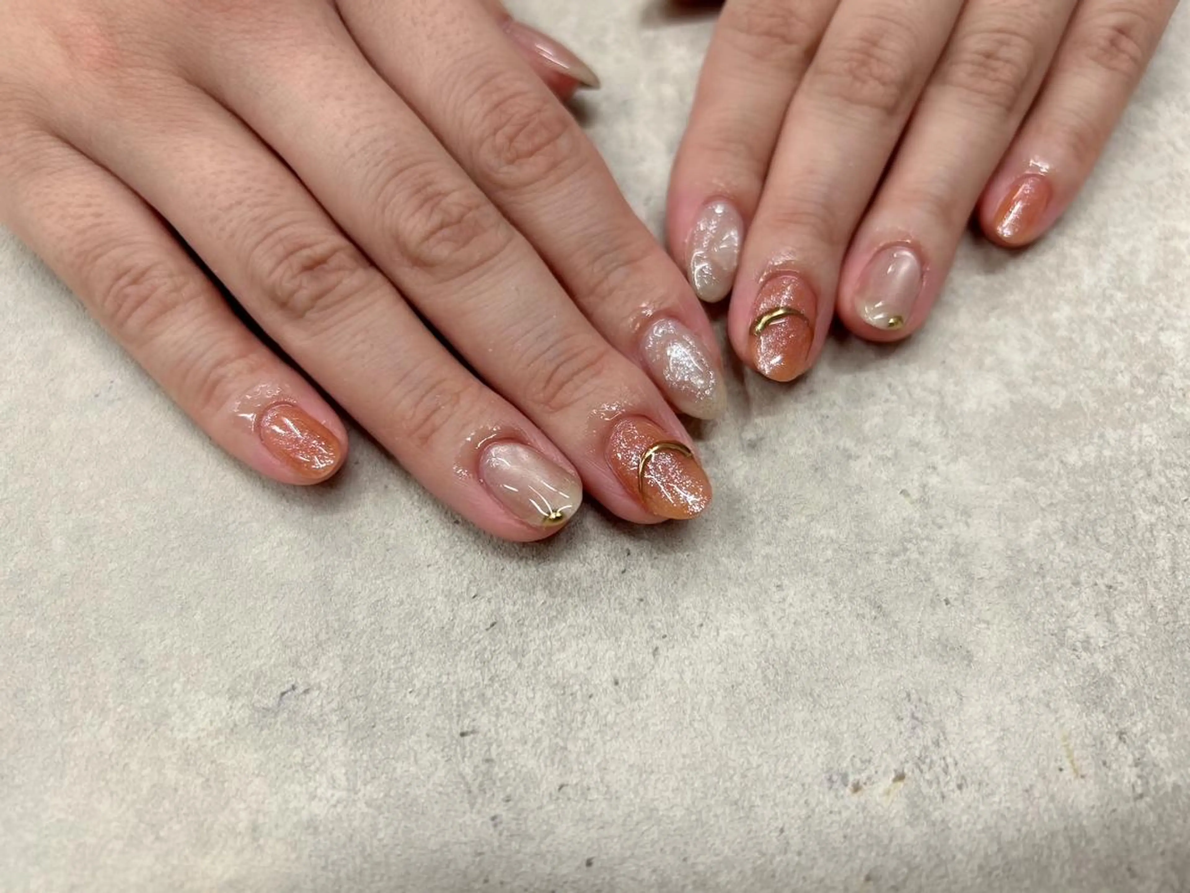 ネイル ニュアンスネイル ハンドネイル ベターネイル 浅草橋のネイルデザイン