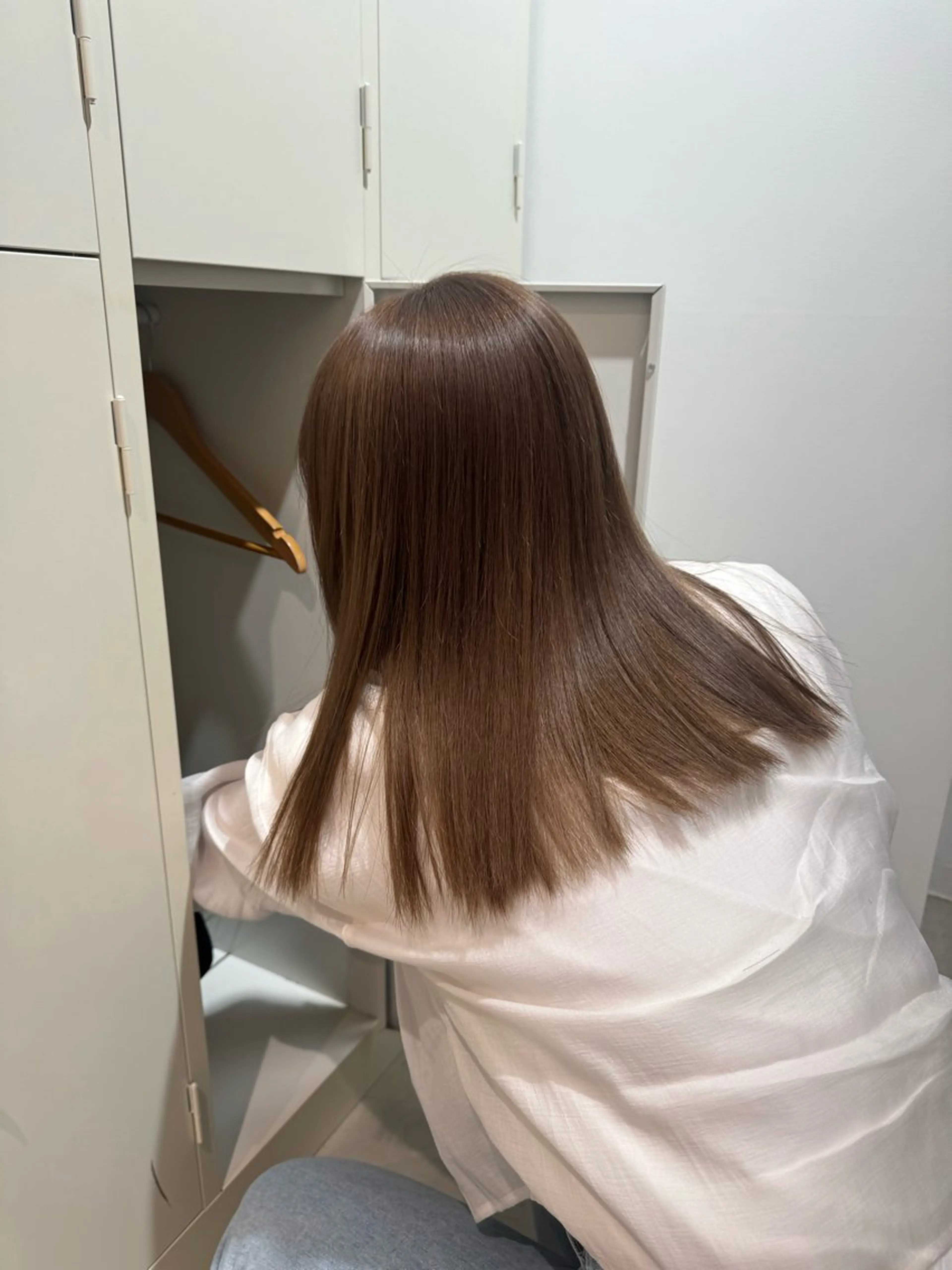 ロング カラー ヘアカラー トリートメント 店長　MANAMI ／ブリーチ／骨格ボブのヘアスタイル