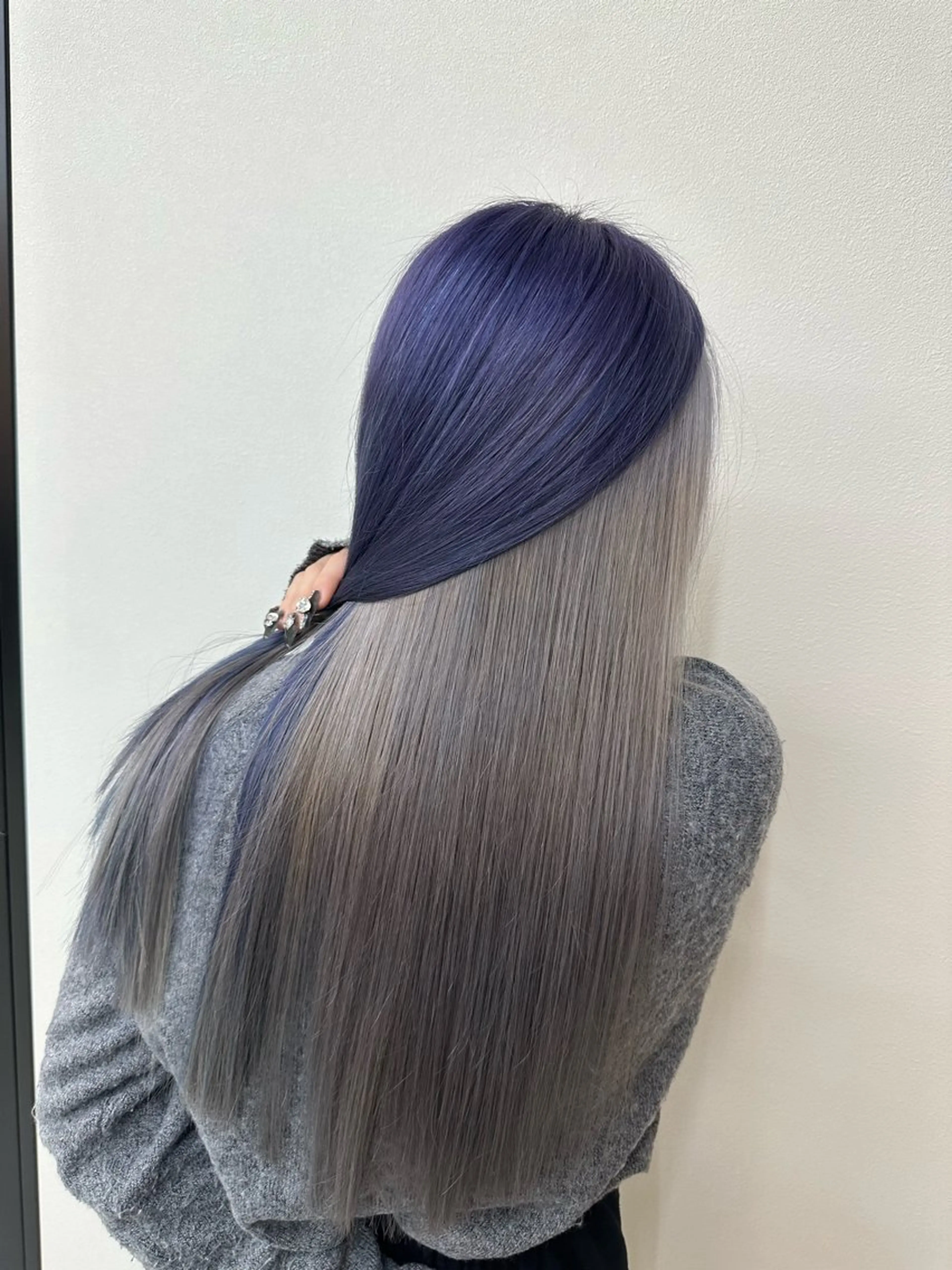 ロング カラー カット ヘアカラー トリートメント 𝐑𝐲𝐮𝐤𝐢 【店長】ALEAPのヘアスタイル