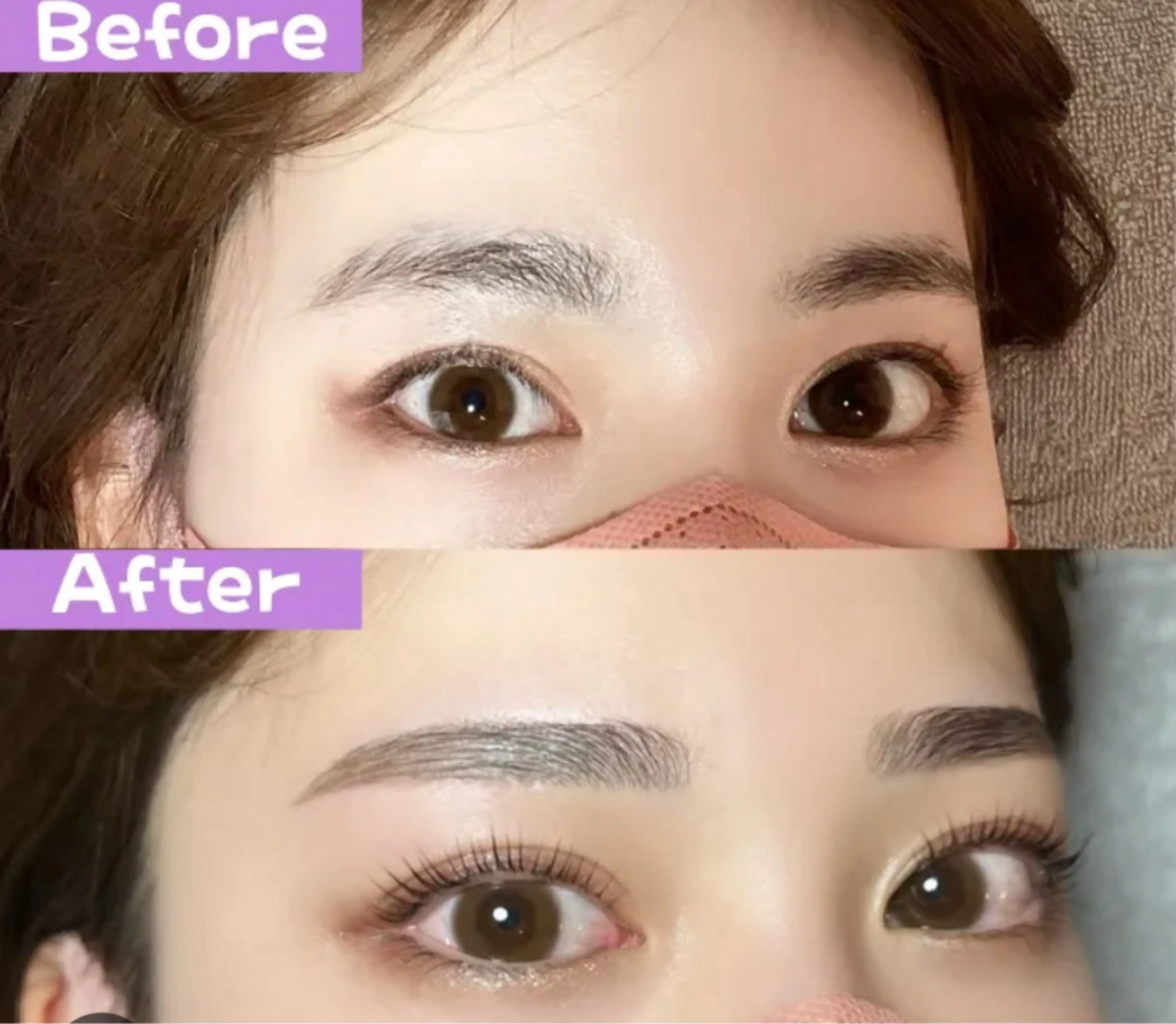 新規様限定眉毛メニューハリウッドブロウリフトの写真