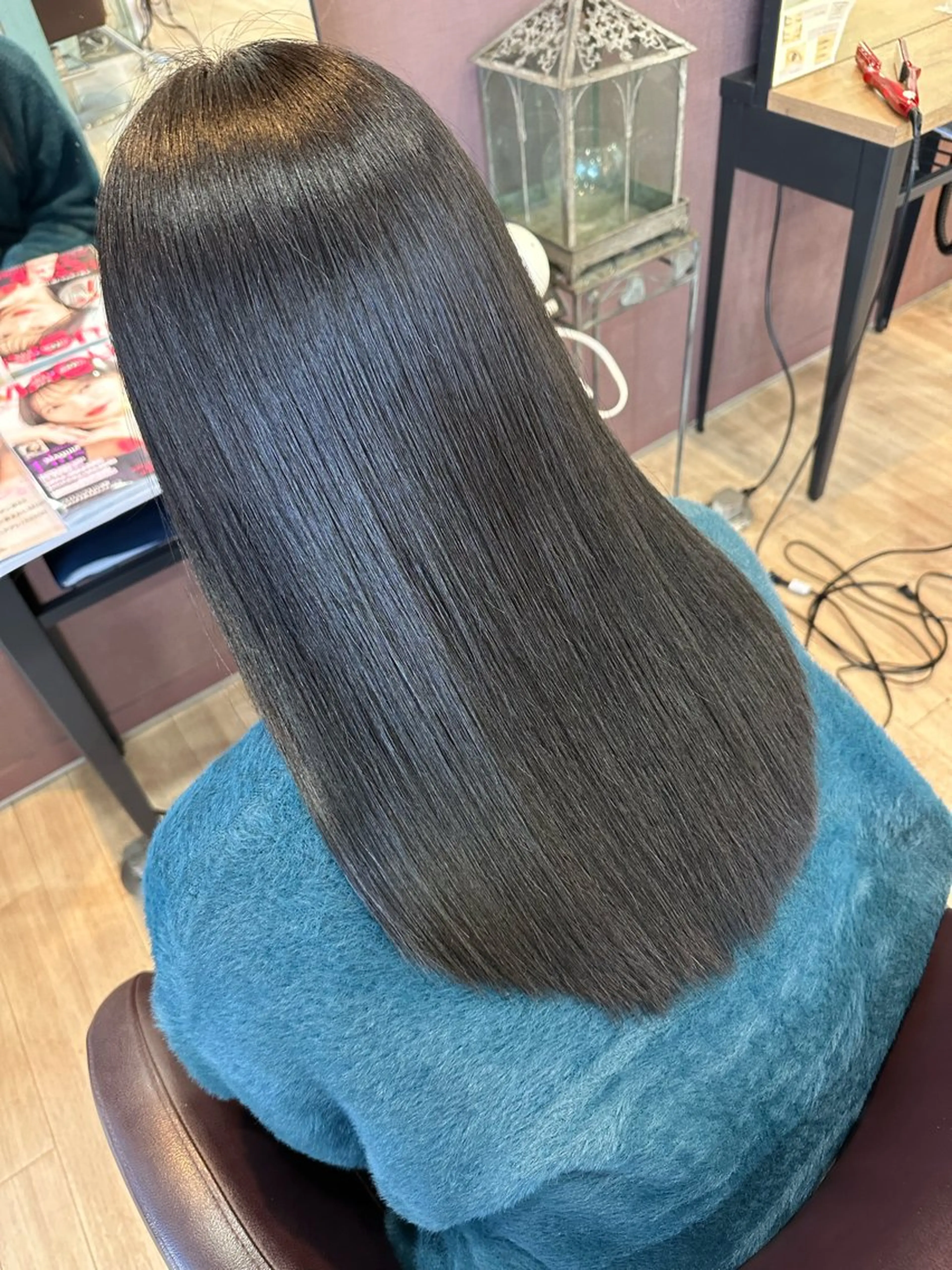 セミロング トリートメント ツヤ髪質改善 💜れいな💜のヘアスタイル