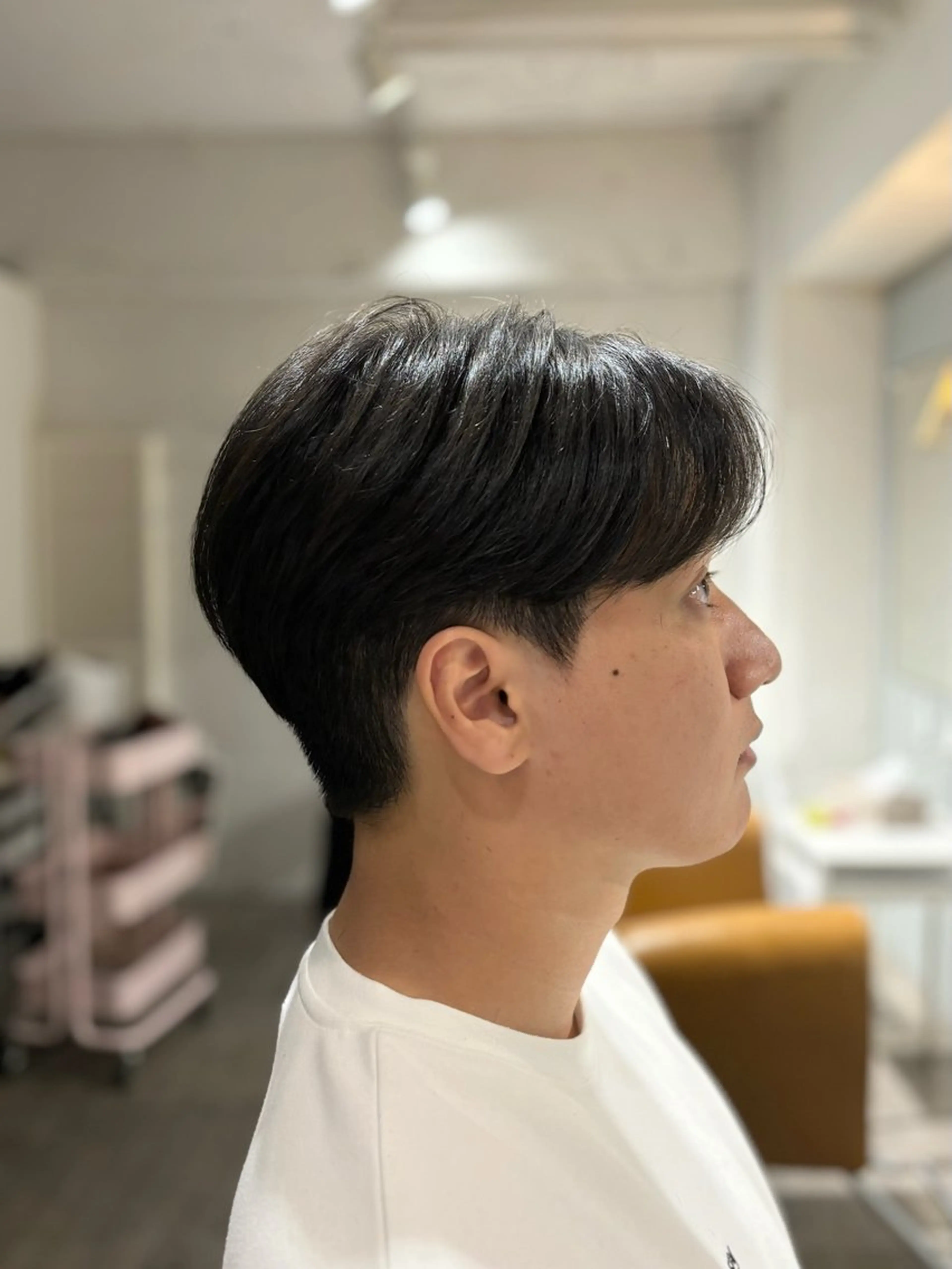 ショート メンズ カット トリートメント 韓国メンズヘア/ ダウンパーマ/歩夢のヘアスタイル