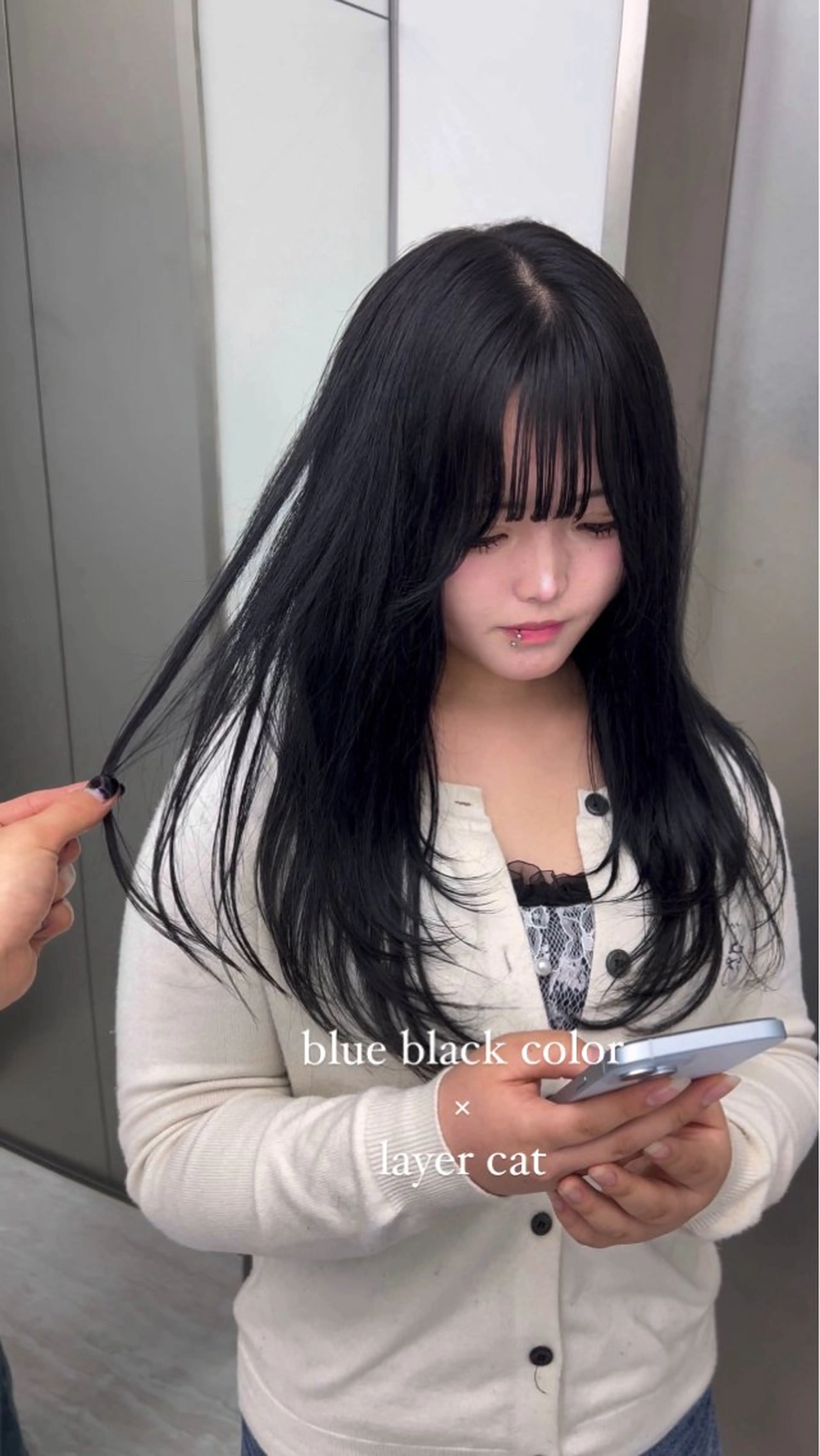 ロング レイヤーカット ボブ特化 似合わせヘア/かずきのヘアスタイル